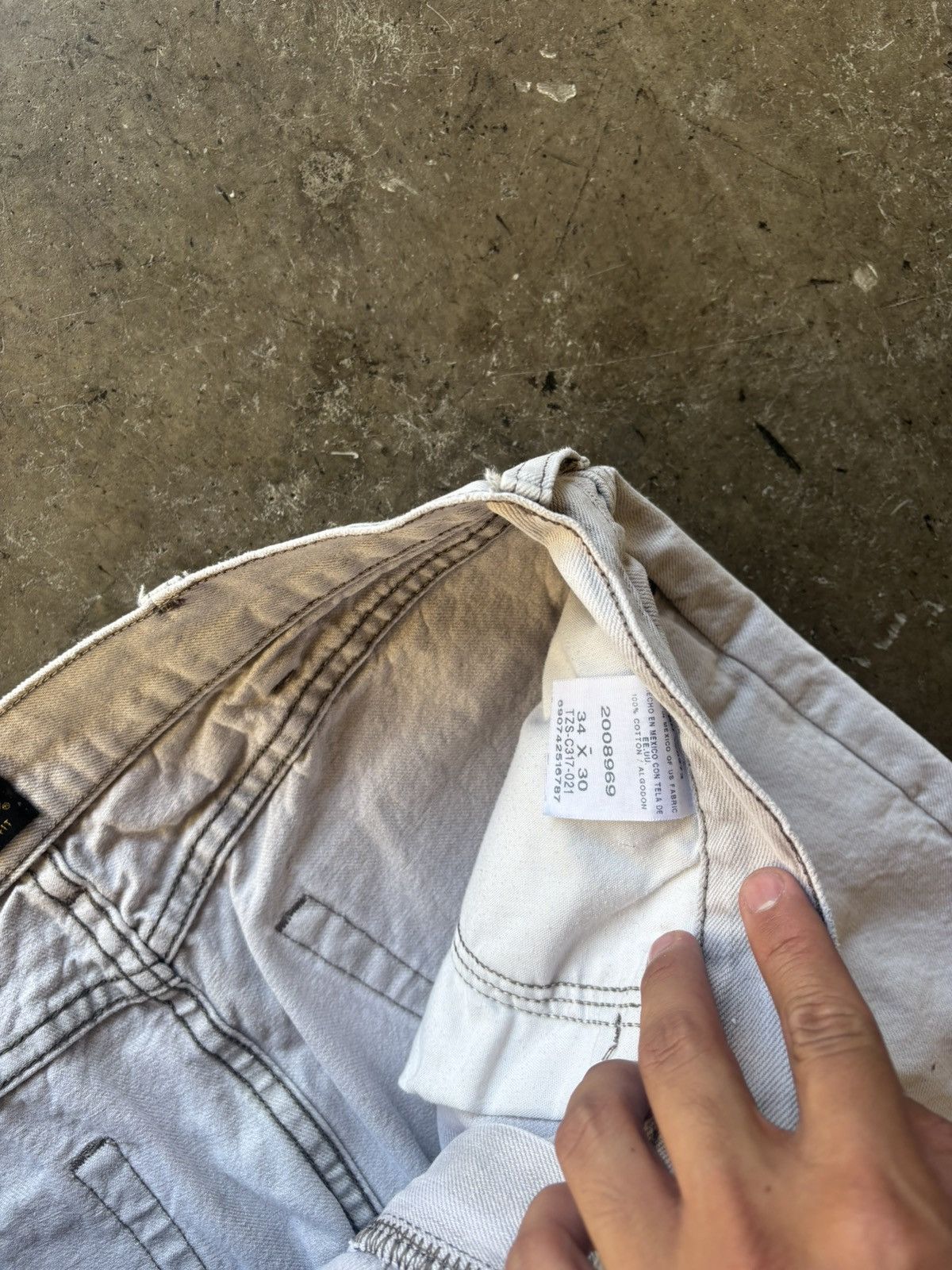 Lee Vintage Lee Gray Denim Pants Size US 34 / EU 50 - 2 Thumbnail