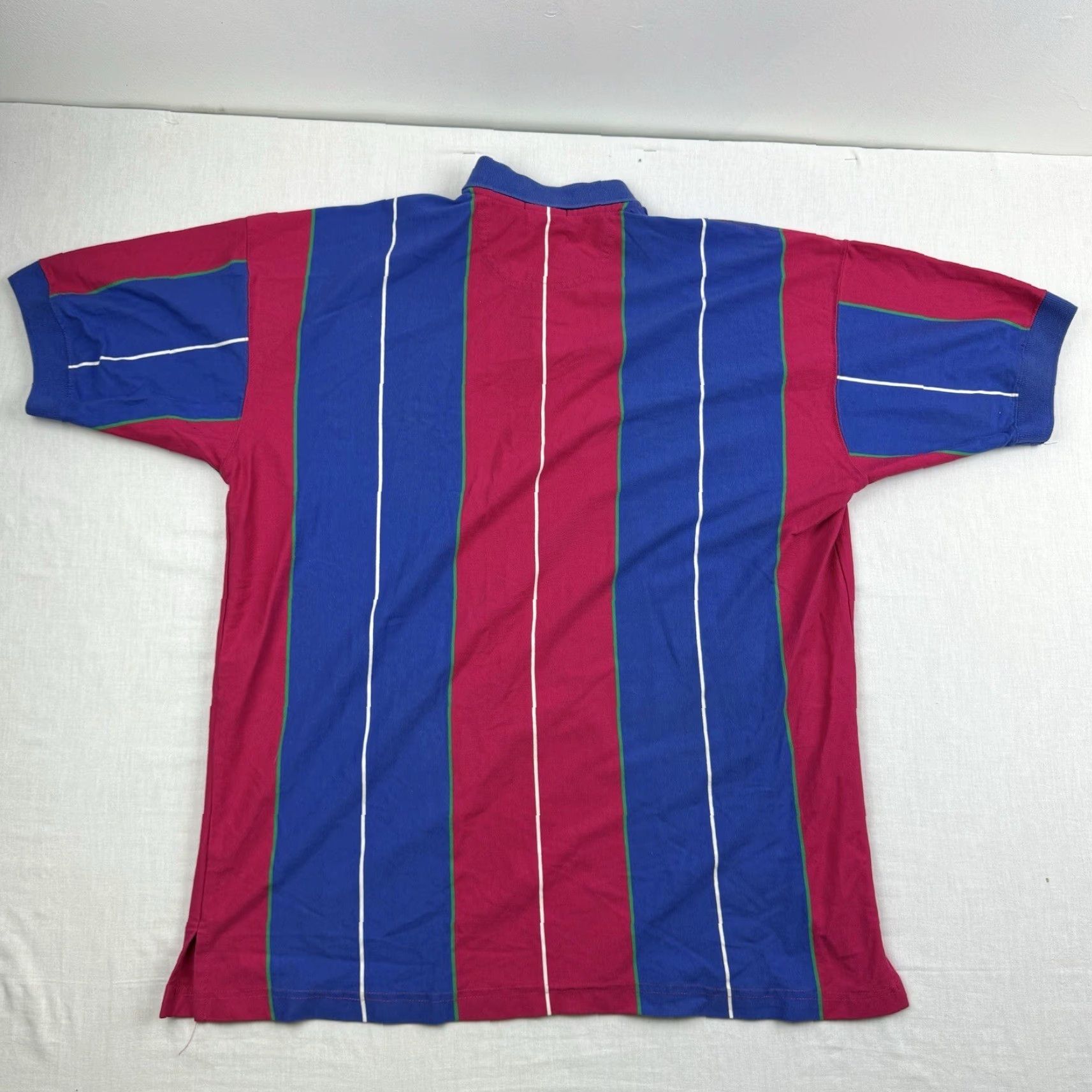 Gant VINTAGE GANT Polo Shirt Men Adult Large Blue Pink Striped 90s Preppy Rugger Classic Size US L / EU 52-54 / 3 - 8 Thumbnail