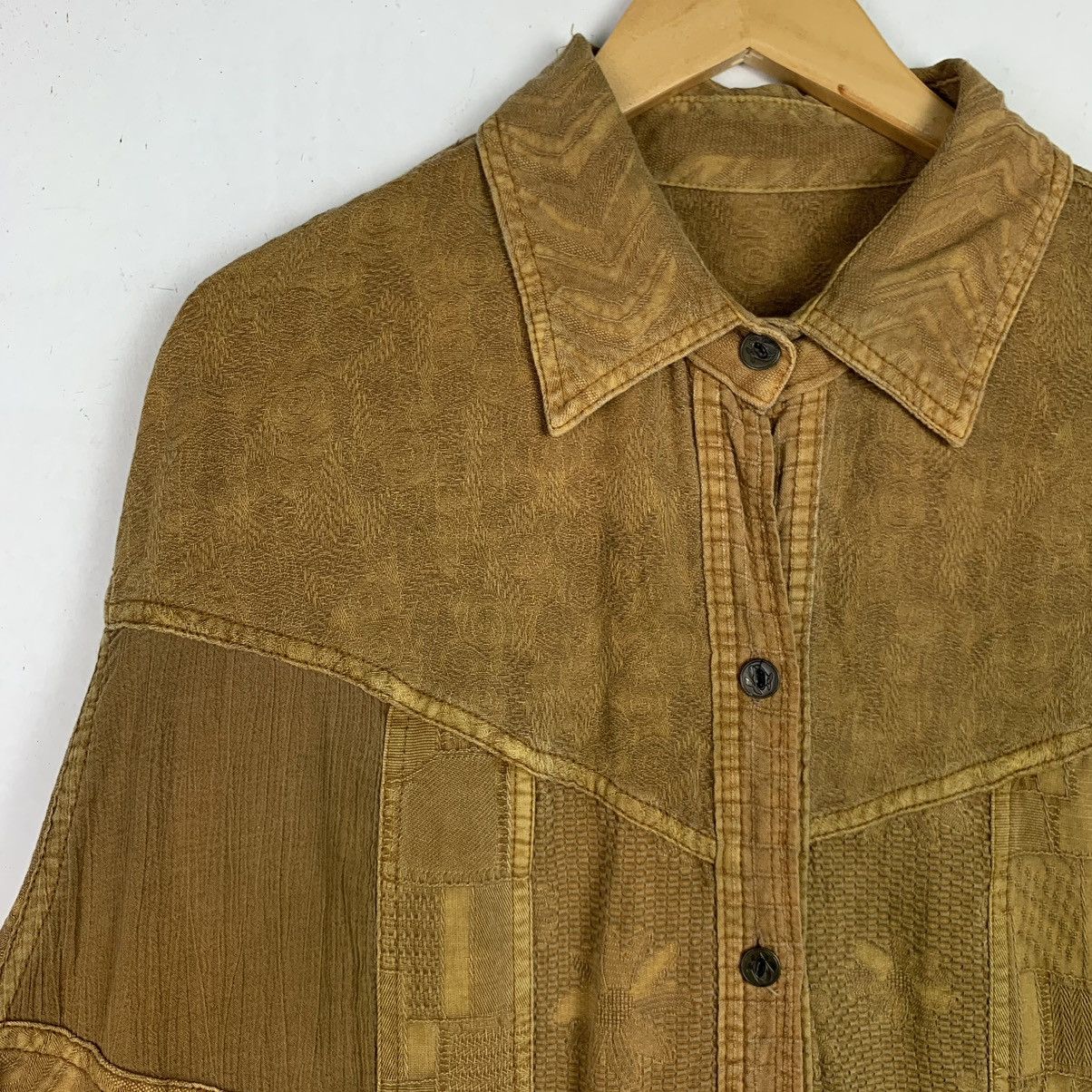 Japanese Brand × Vintage Vintage Japanese Brand RARE Button Up Shirt Size US XXL / EU 58 / 5 - 5 Thumbnail