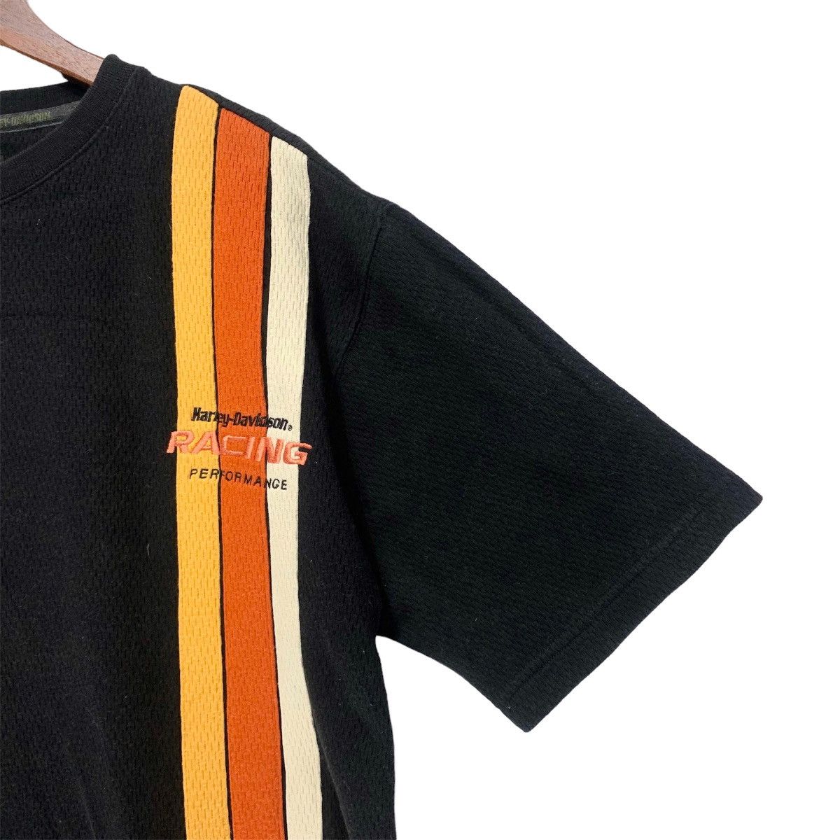 Harley Davidson Harley Davidson Racing Striped Tshirt Size US L / EU 52-54 / 3 - 4 Thumbnail