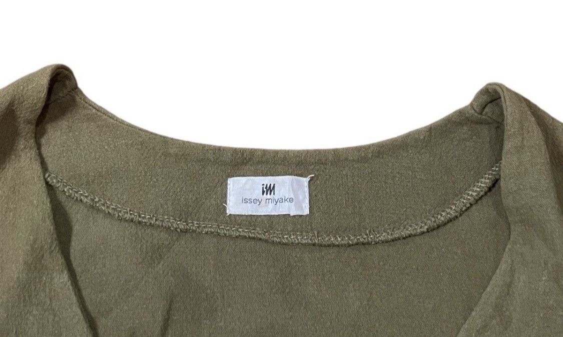 Issey Miyake Vintage Issey miyake im washed olive cardigan Size US L / EU 52-54 / 3 - 3 Thumbnail