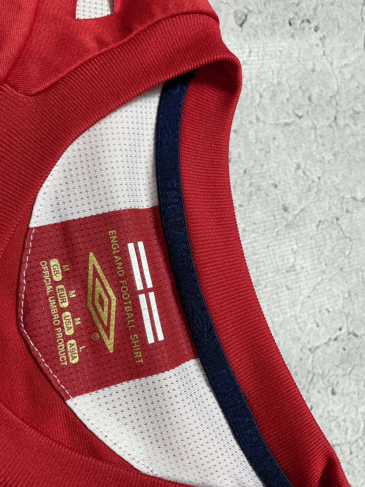 Umbro Steven Gerrard #4 England Soccer National Team Umbro Jersey Size US M / EU 48-50 / 2 - 8 Thumbnail