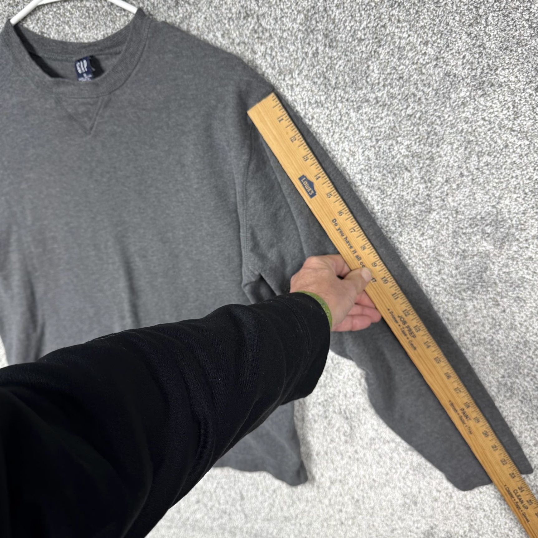 Gap VINTAGE Gap Sweatshirt Mens M Grunge 100% Cotton Indigo Sleaze Jesse Pinkman Gray Crew Neck Pullover All Seasons 2000s Size US M / EU 48-50 / 2 - 3 Thumbnail