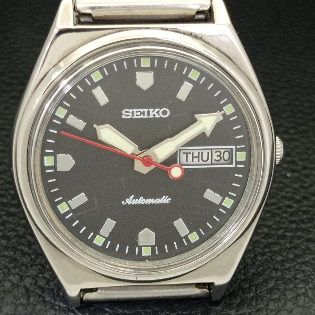 Seiko JAPAN VINTAGE SEIKO AUTOMATIC 6309A MENS WATCH a700408-1 Size 38 - 4 Thumbnail