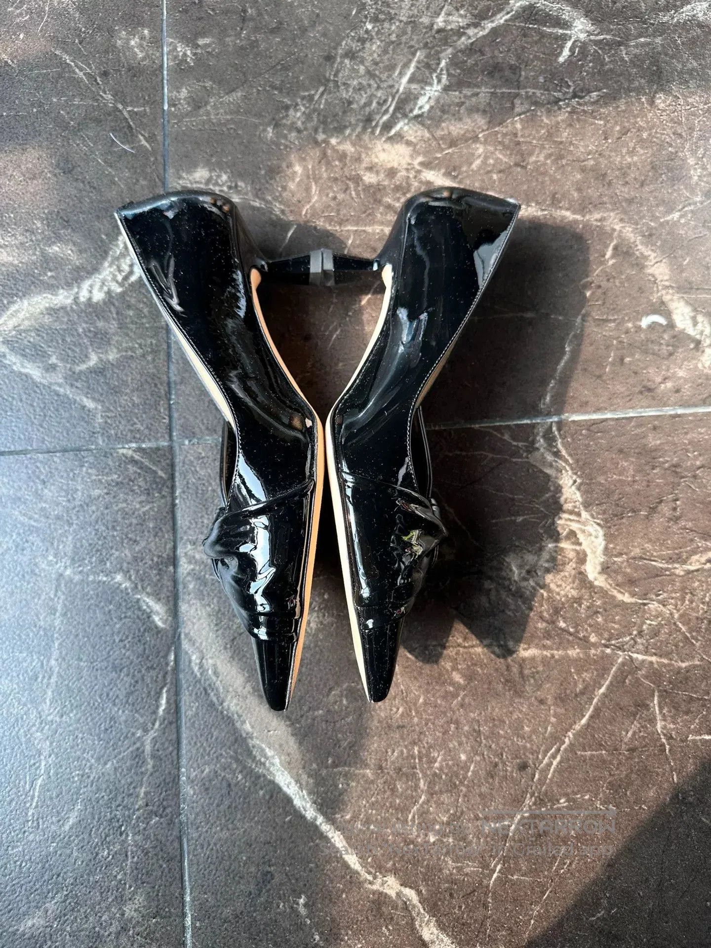 Jimmy Choo Jimmy Choo Black Patent Leather Heels. Size US 4 / IT 34 - 3 Thumbnail