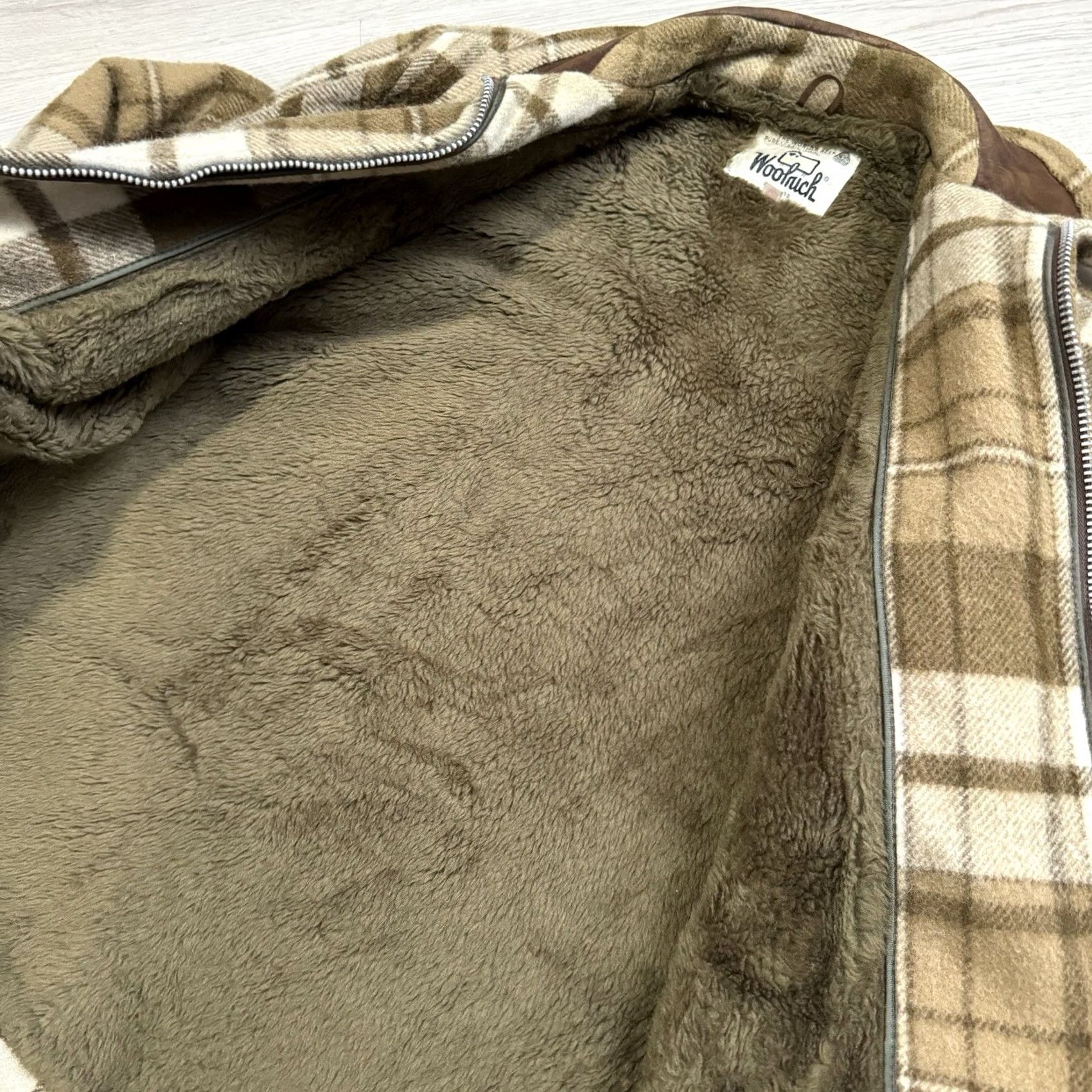 Vintage VINTAGE Woolrich Coat or Jacket Wool Plaid 3-in-1 Wool Blanket Lined Mid-Length Brown Mens M Size US M / EU 48-50 / 2 - 5 Thumbnail