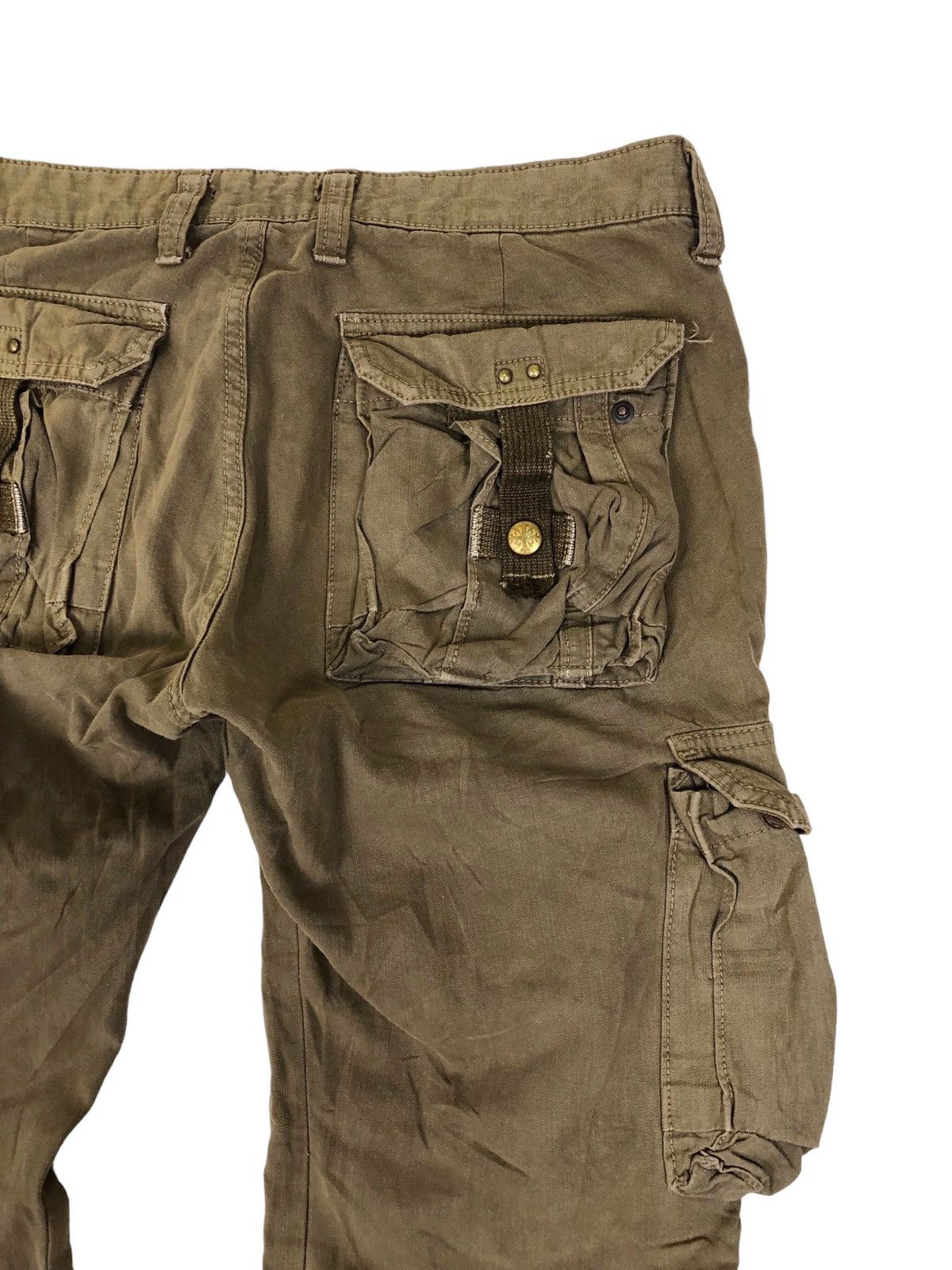 Japanese Brand Flare Surplus Bondage Cargo Pants Size US 34 / EU 50 - 10 Thumbnail