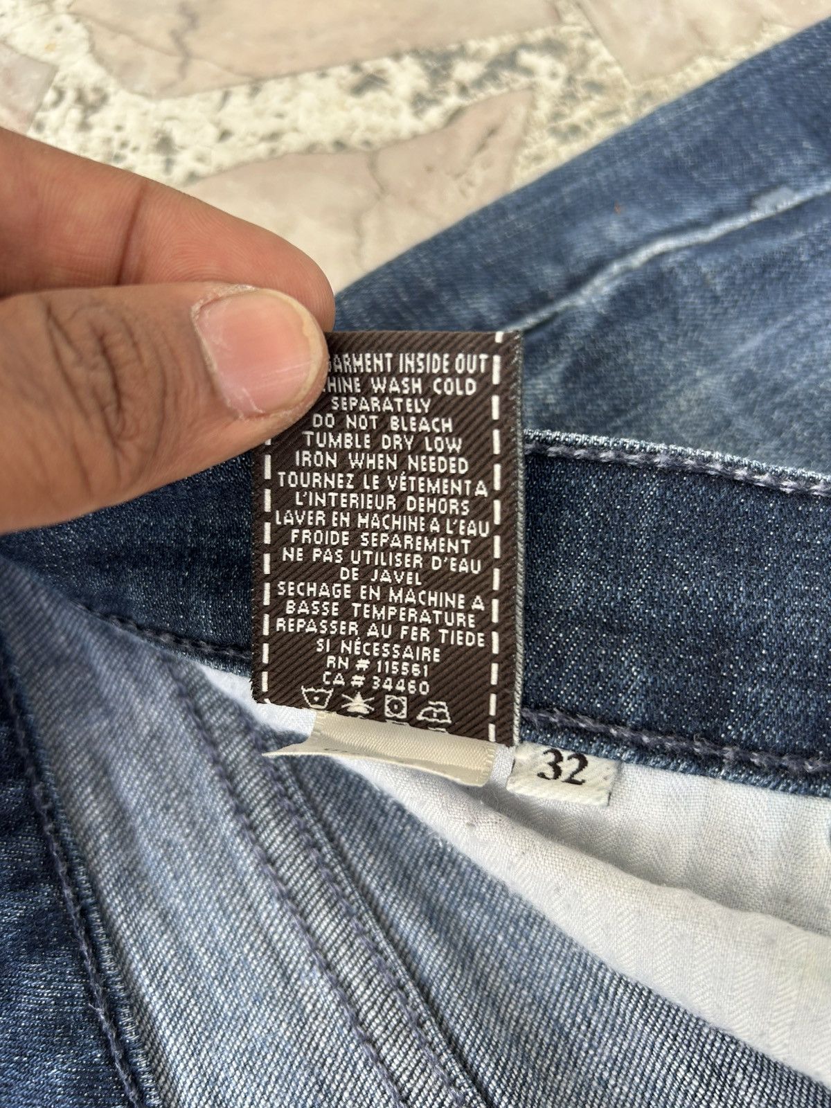 7 For All Mankind 7FAM Japan Flare Vintage Denim Size US 35 - 13 Thumbnail