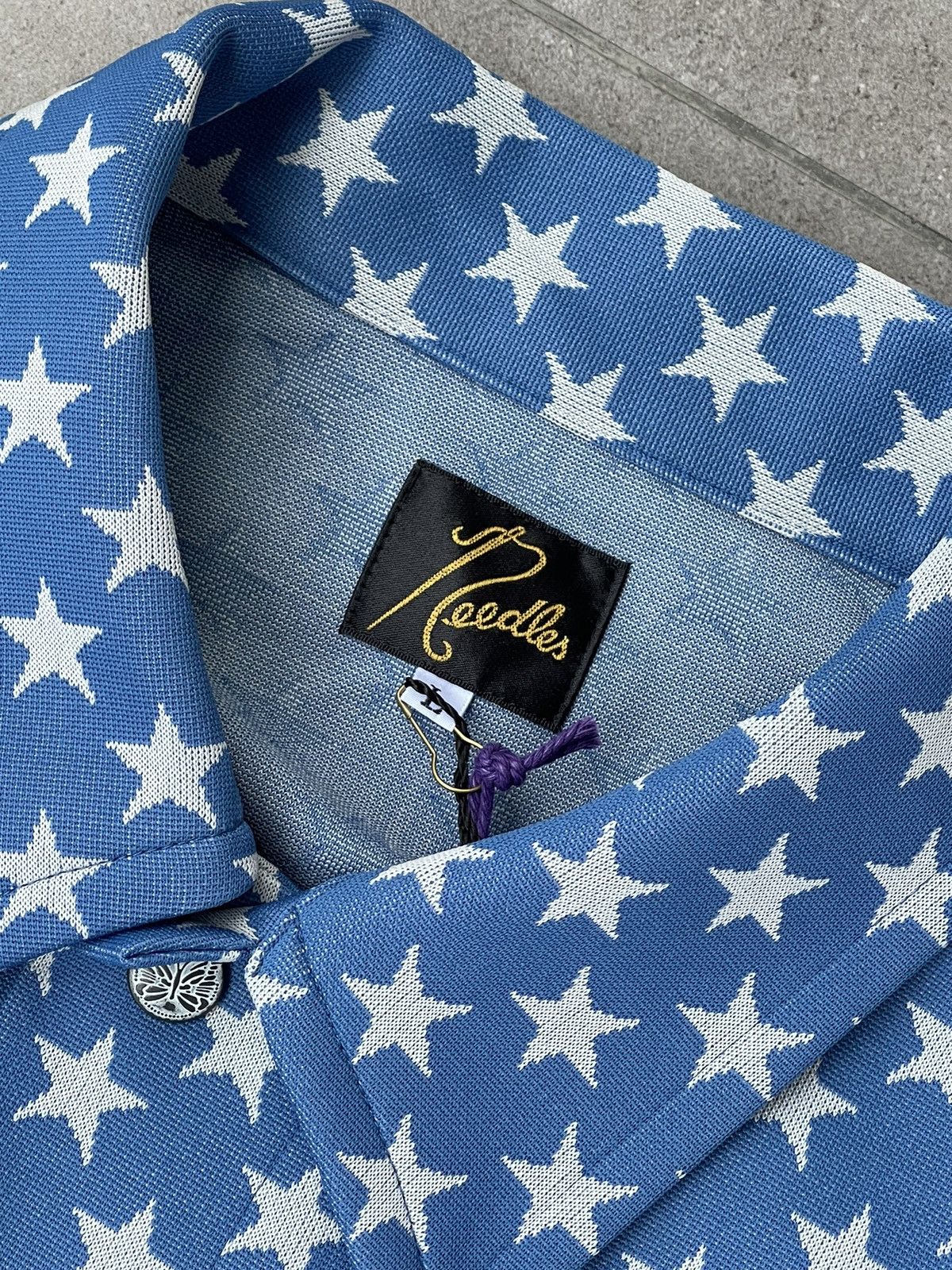 Needles !DS! SS23 Needles Butterfly Logo Penny Jean Star Jacket Size US L / EU 52-54 / 3 - 17 Thumbnail