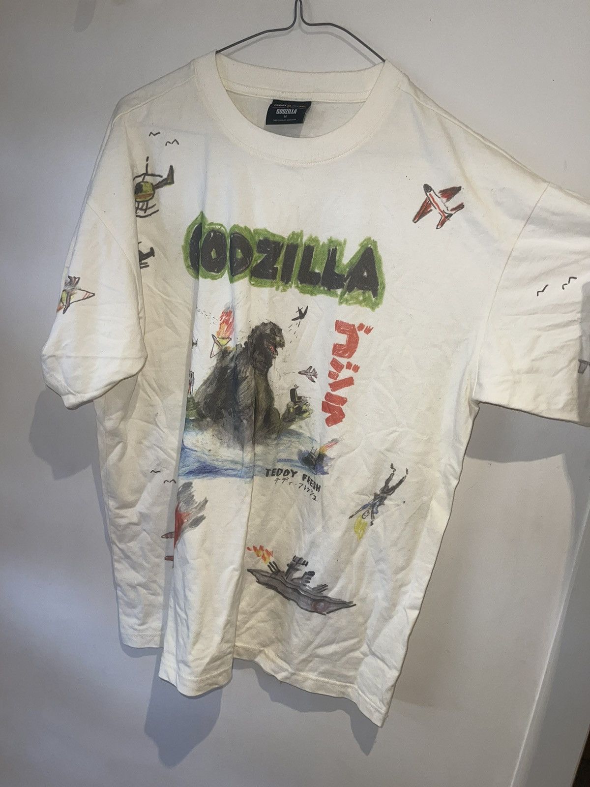 Brain Dead Teddy Fresh x Godzilla Rare Shirt | Grailed