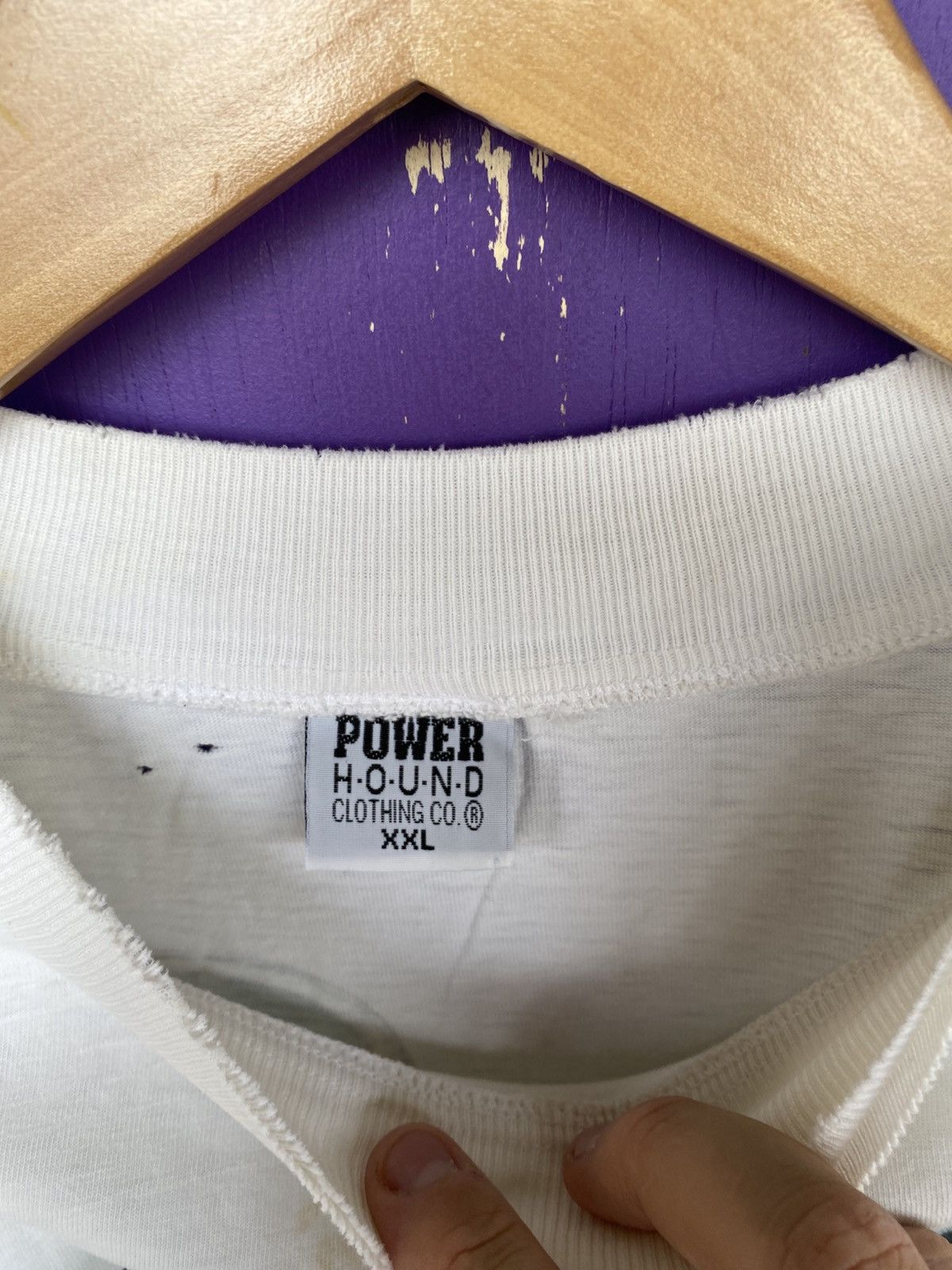 Other Vintage 90s Powerhound international t-shirt Size US XXL / EU 58 / 5 - 4 Thumbnail
