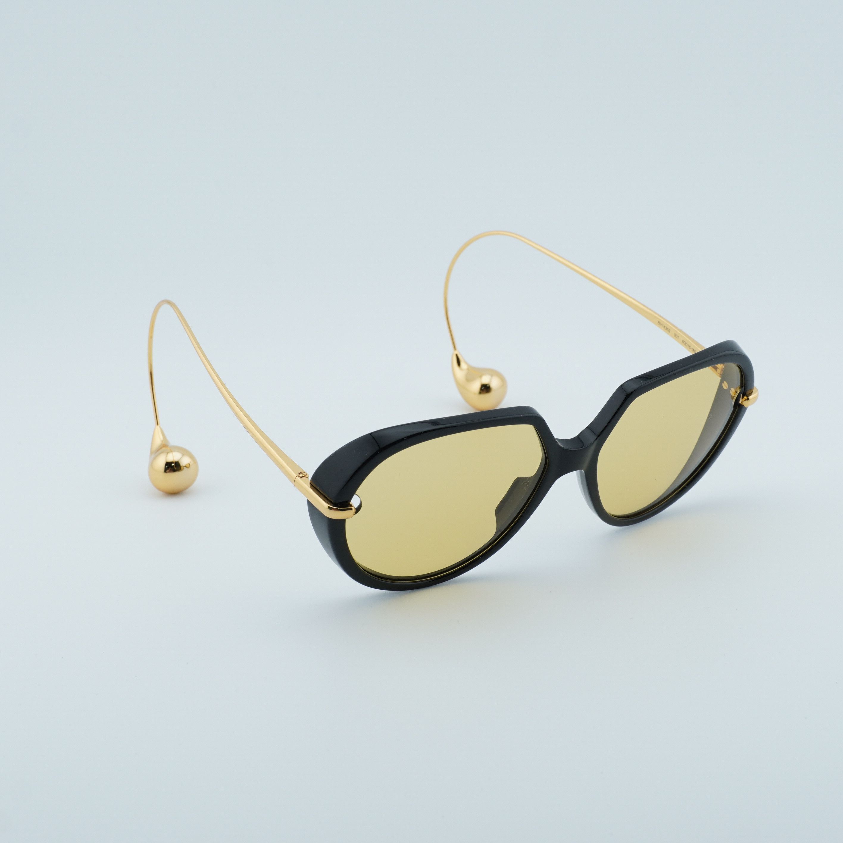 Bottega Veneta Bottega Veneta BV1436S 001 Sunglasses Black Square Frame Size ONE SIZE - 7 Thumbnail