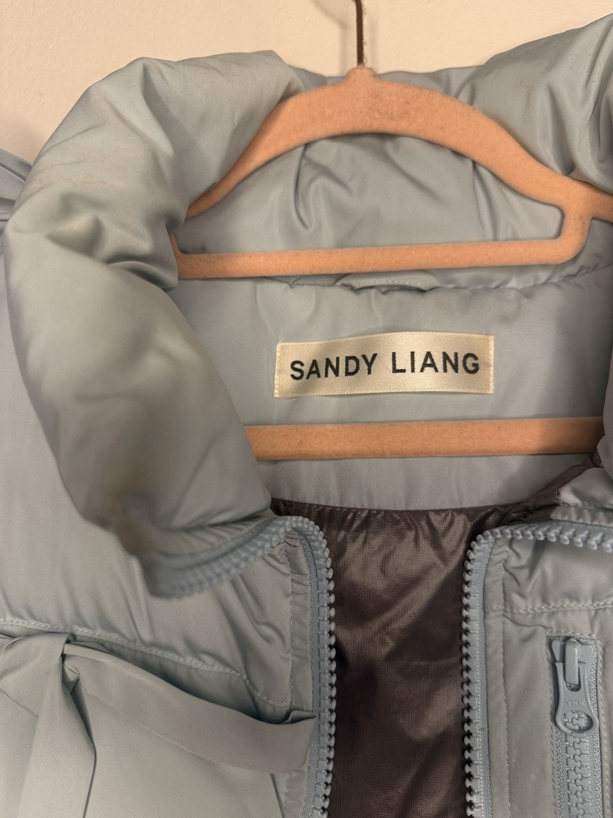 Sandy Liang Blue Bow Puffer Vest by Sandy Liang Size S / US 4 / IT 40 - 3 Thumbnail