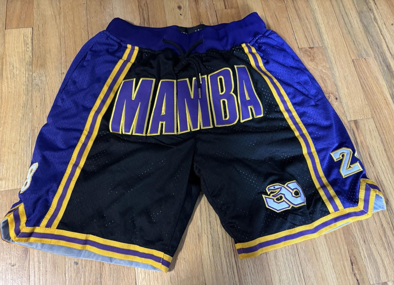 Kobe Bryant Black Mamba Shorts & Jersey Set #24 #8 NEW Small