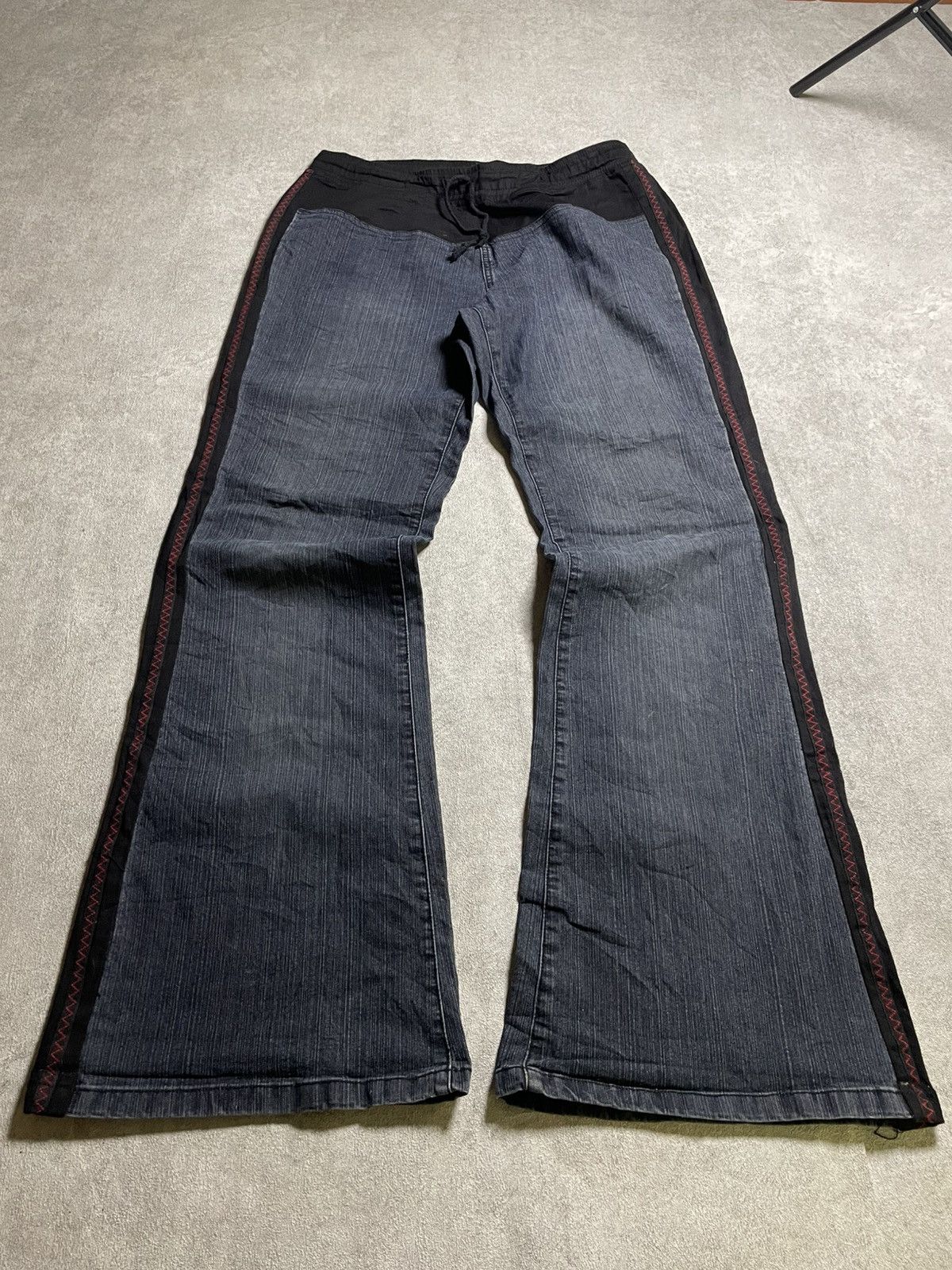 If Six Was Nine × Le Grande Bleu (L.G.B.) × Tornado Mart Flare Ifsixwasnine Vibe Jeans LGB Cut Washed Rockstar Size US 32 / EU 48 - 1 Thumbnail