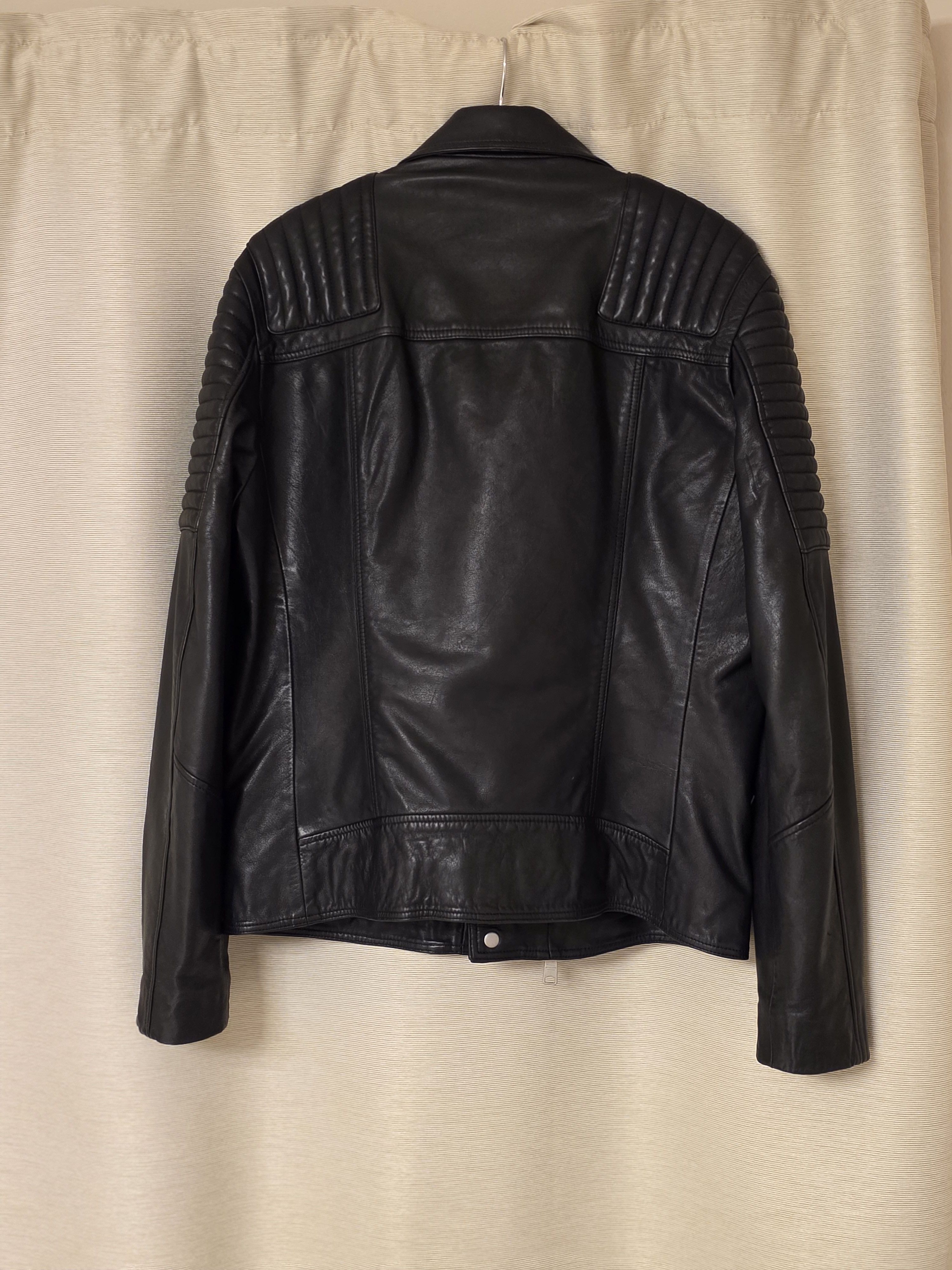 Allsaints AllSaints Estello black leather biker jacket Size US L / EU 52-54 / 3 - 2 Thumbnail