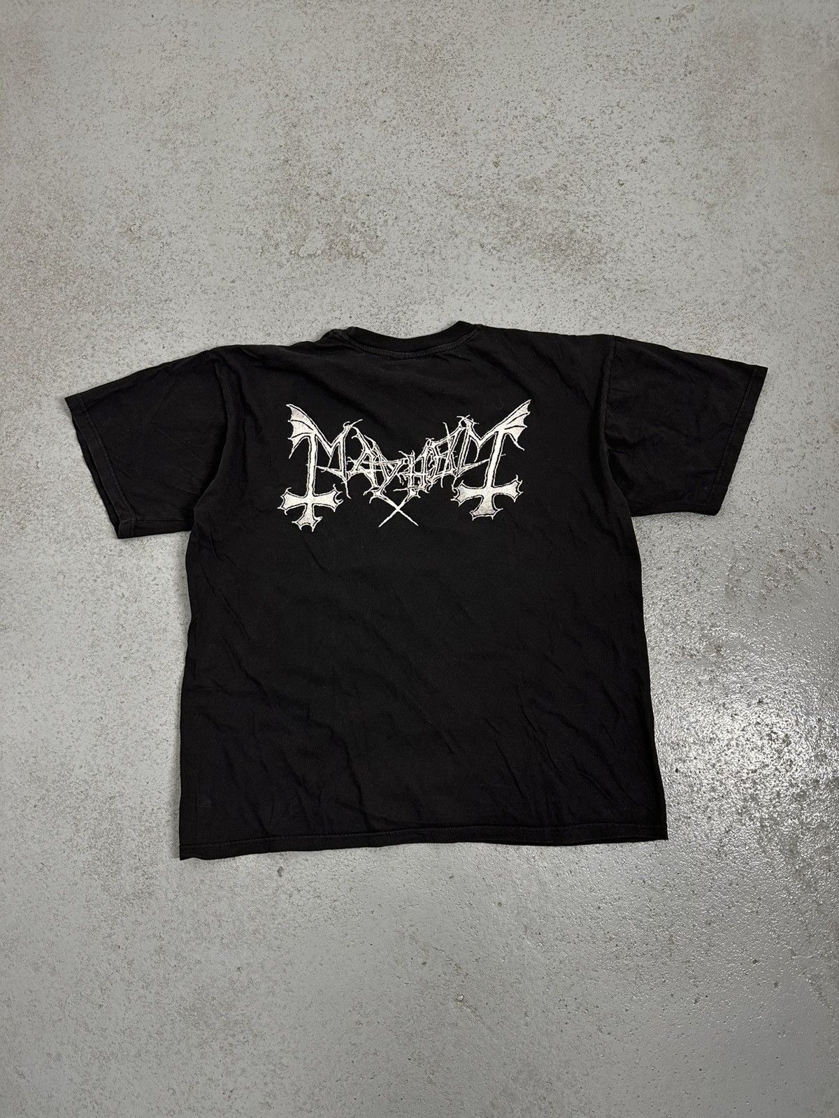 Band Tees Mayhem Ordo Ad Chaos Rock T-Shirt Size US XXL / EU 58 / 5 - 2 Thumbnail