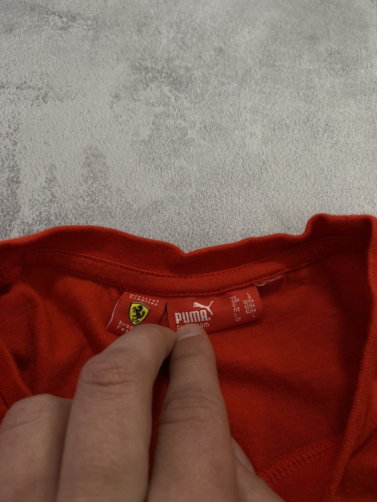 Ferrari × Puma 🏎️ T-Shirt Puma Ferarri Raikonen Number 1 Michelschumaner Size US L / EU 52-54 / 3 - 5 Thumbnail