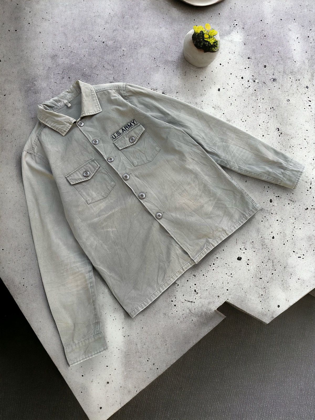 Vintage 🔥Vintage U.S.ARMY Military Shirt Jacket Size US S / EU 44-46 / 1 - 2 Thumbnail