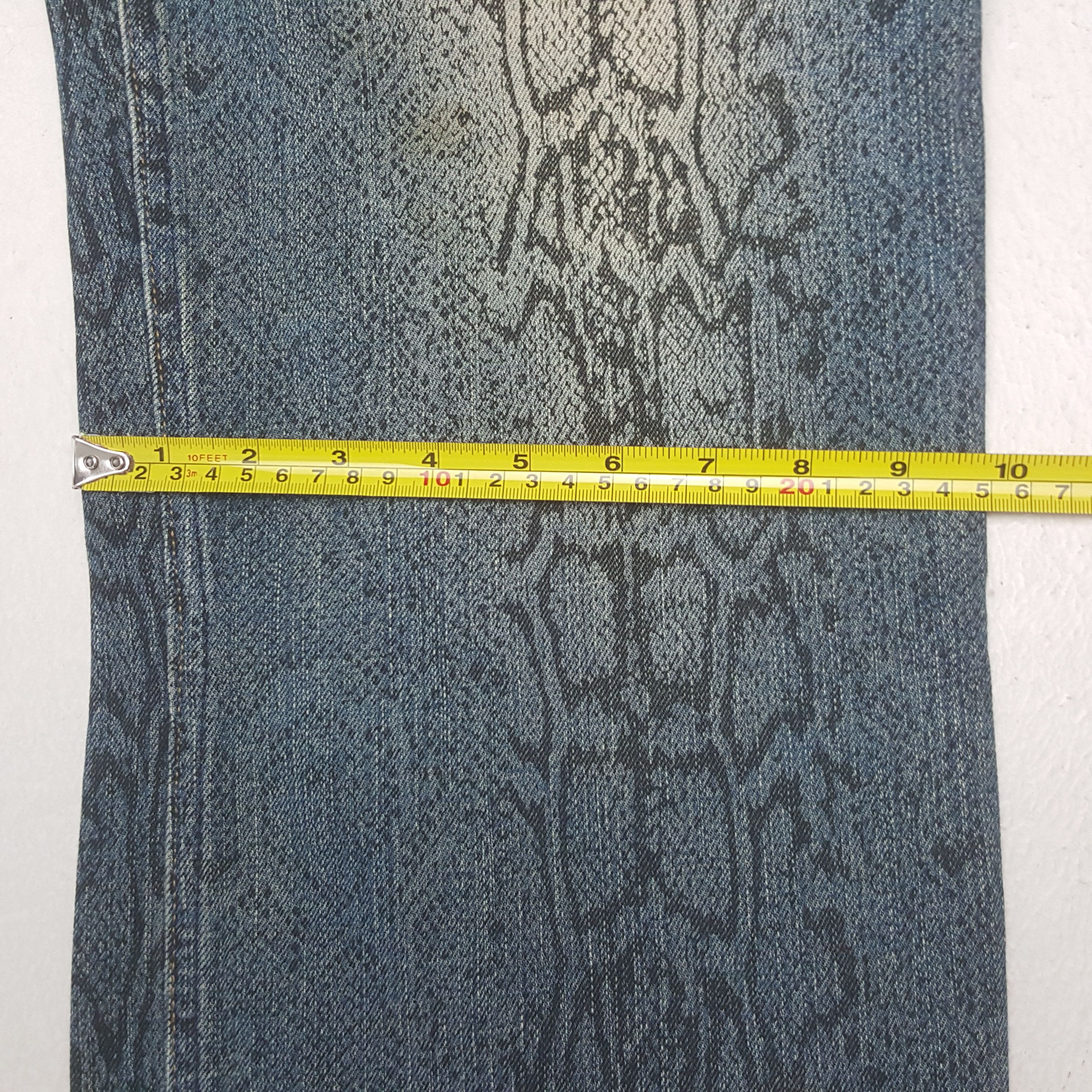 Japanese Brand Vintage Karakumi Tamashi Overprinted Denim Jeans Size US 32 / EU 48 - 10 Thumbnail