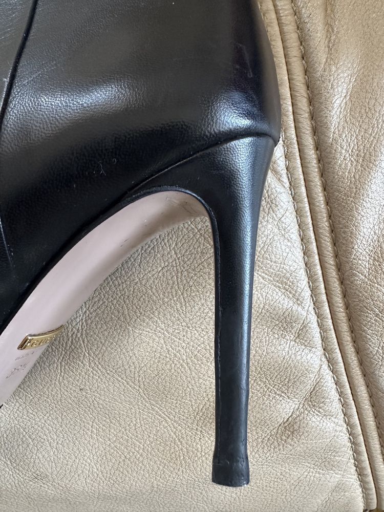 Gucci Gucci Leather Heels Boots Size US 6.5 / IT 36.5 - 6 Thumbnail