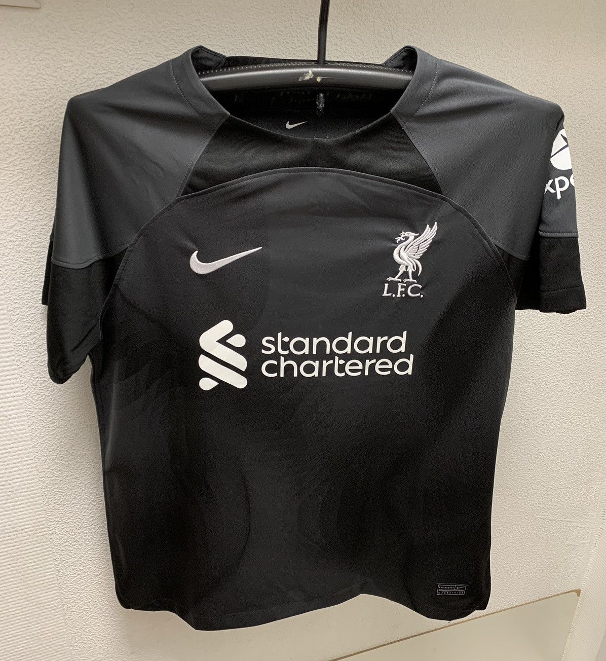 Liverpool Nike soccer jersey LFC L standard chartered