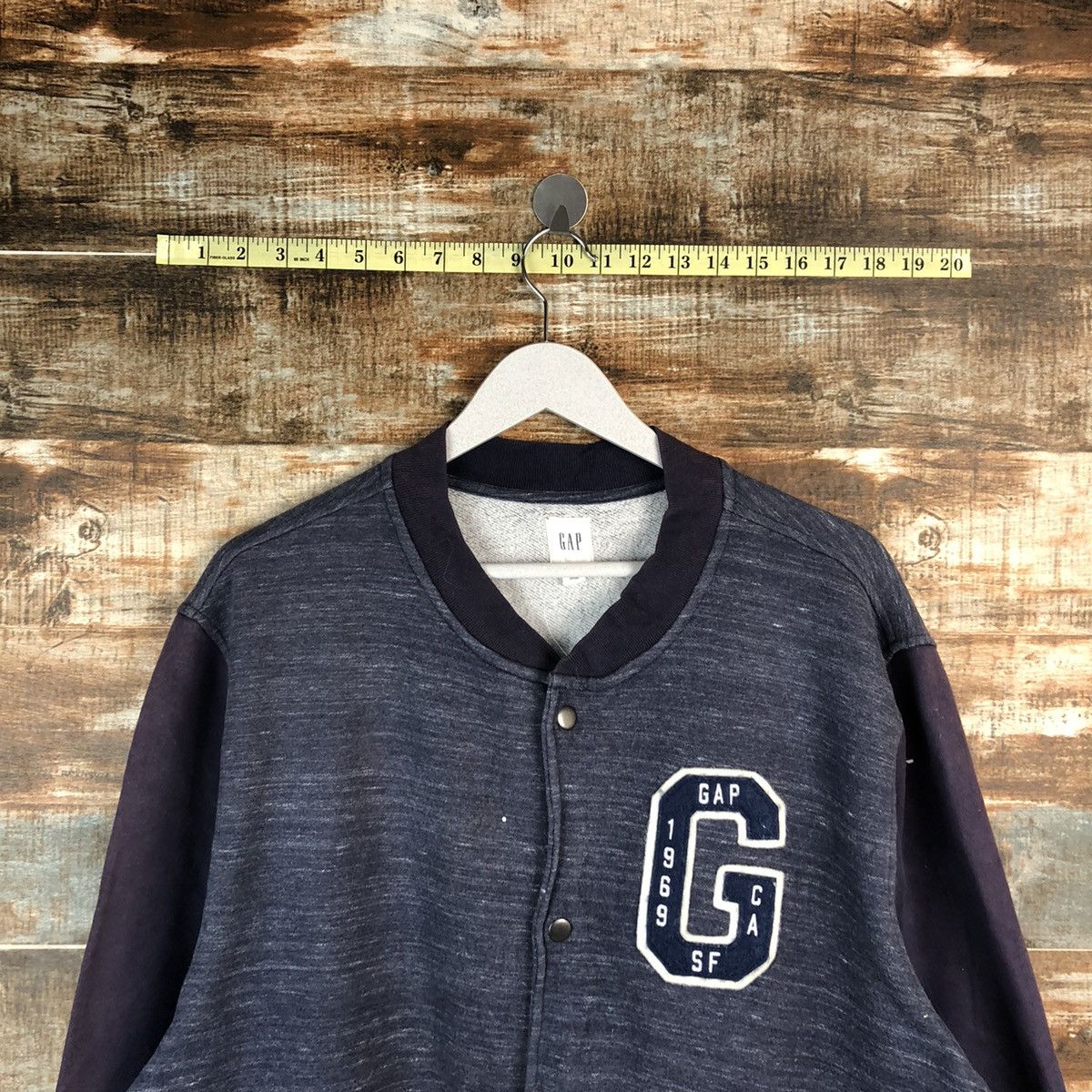 Gap Gap Dark Blue Bombers varsity Jacket #A1529 Size US XL / EU 56 / 4 - 4 Thumbnail