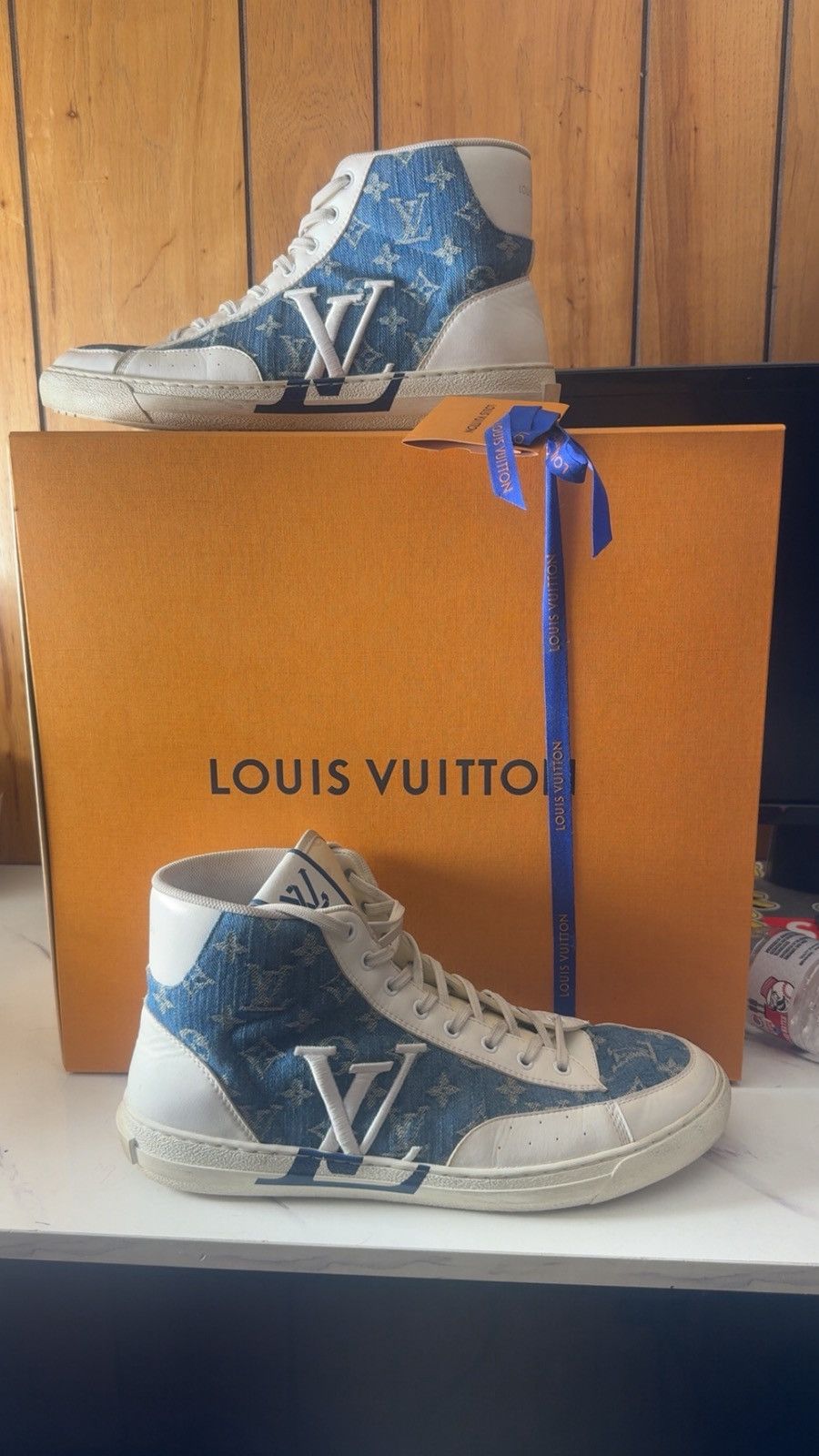 Louis Vuitton LOUIS VUITTON CHARLIE HIGH TOP Size US 10 / EU 43 - 1 Thumbnail