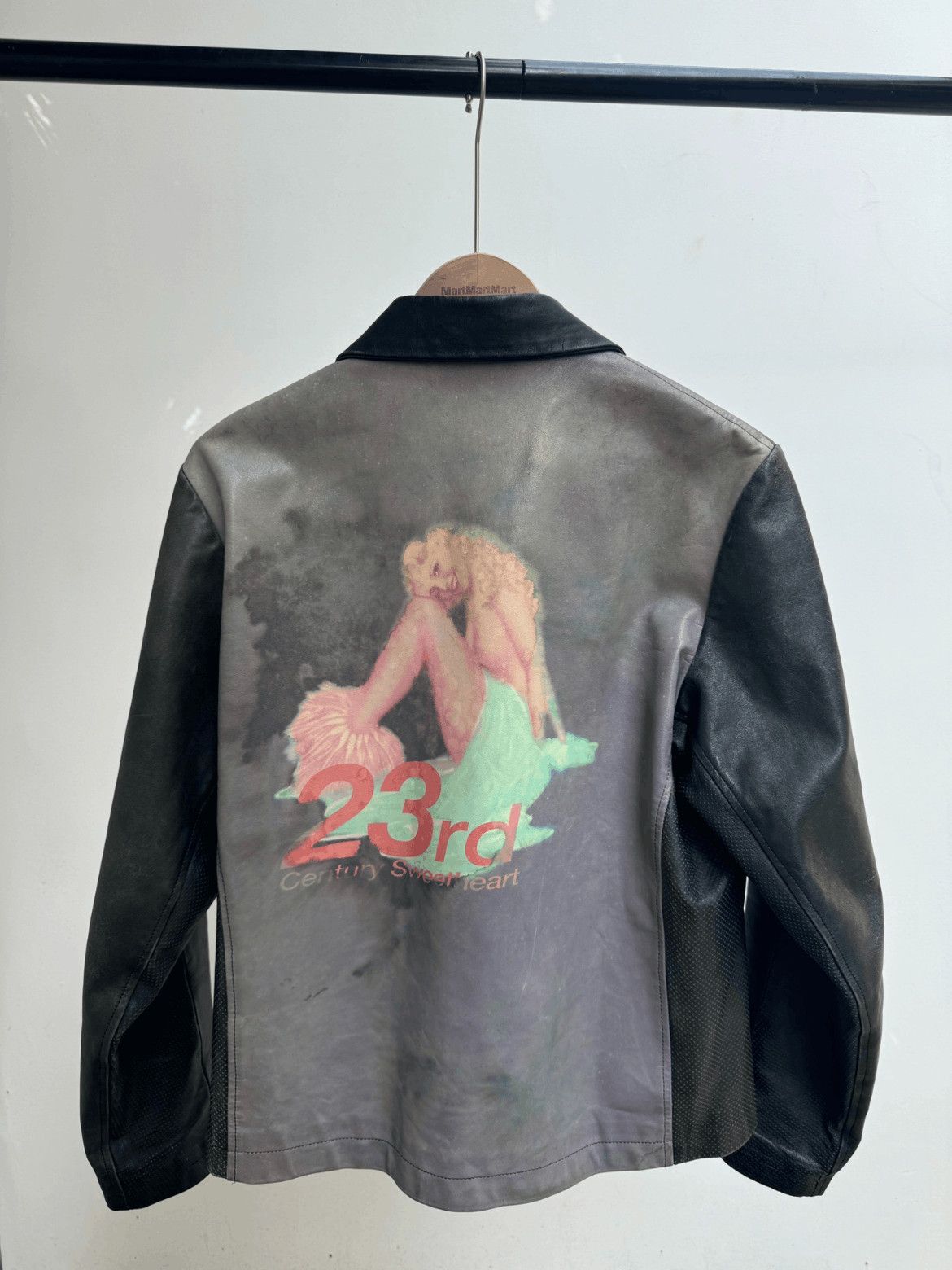Yohji Yamamoto 23rd Century Sweetheart Mermaid Leather Jacket