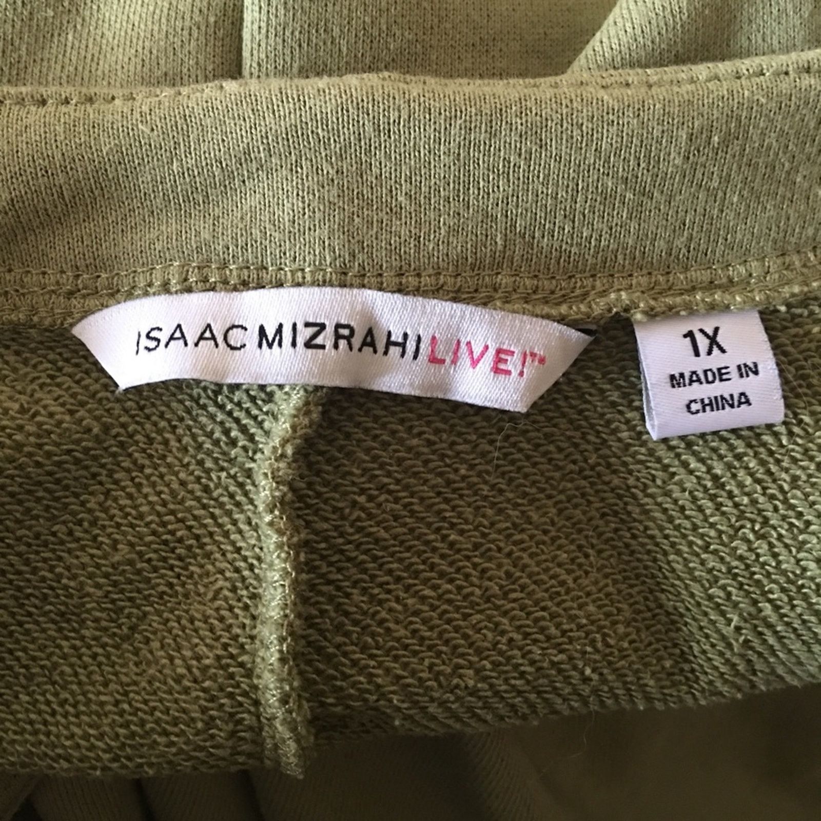 Isaac Mizrahi Isaac Mizrahi sage green Pom Pom hem tunic top Size ONE SIZE - 7 Thumbnail
