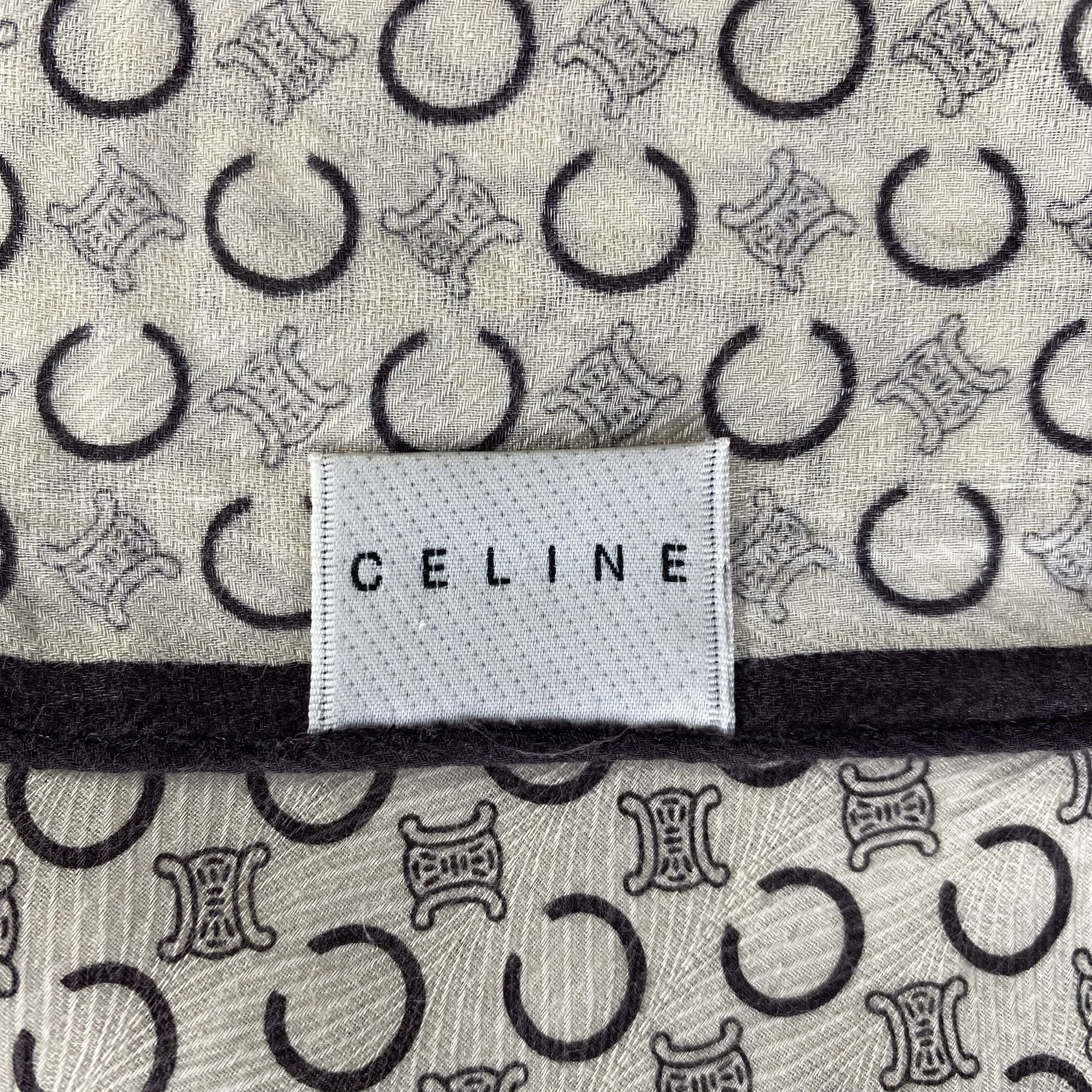 Celine × Vintage Celine Handkerchief / Neckerchief / Bandana-P1048 Size ONE SIZE - 6 Thumbnail