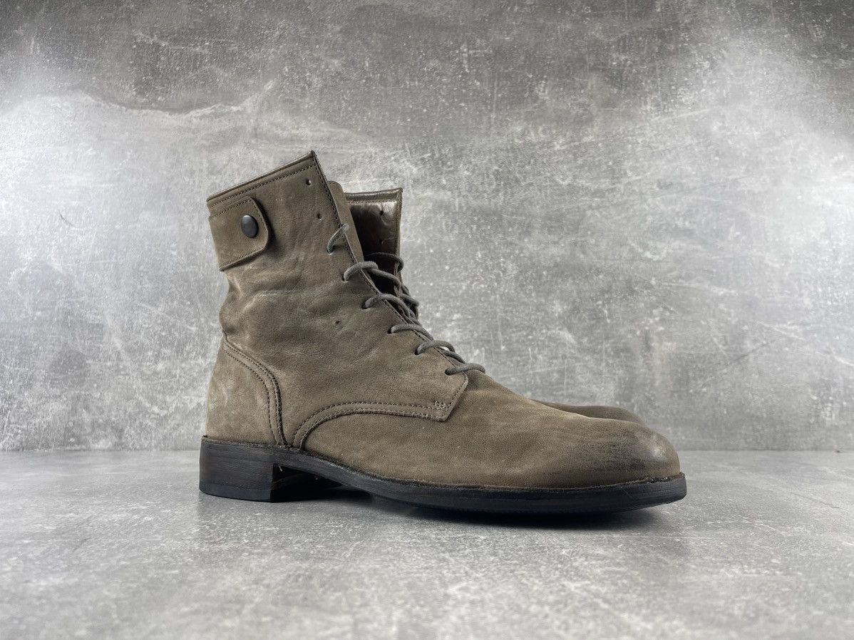 Pantanetti Pantanetti Artisan Suede Lace-Up Boots Made in Italy Taupe Size US 10 / EU 43 - 2 Thumbnail