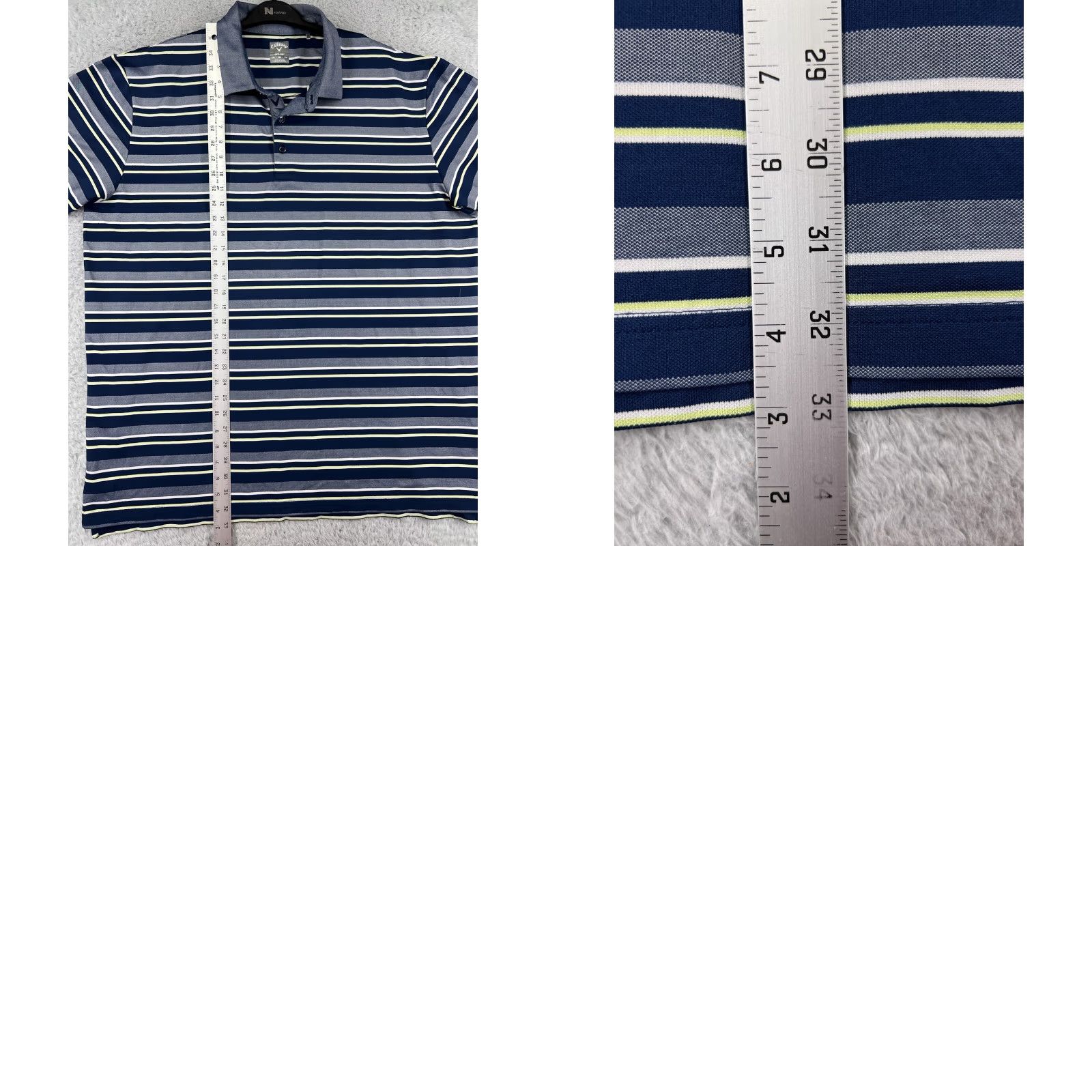Callaway Callaway Polo Shirt Men 2XL blue gray striped knit polo Golf Outdoor casual shirt Mens 2XL Callaway Golf Polo Size US XXL / EU 58 / 5 - 9 Thumbnail