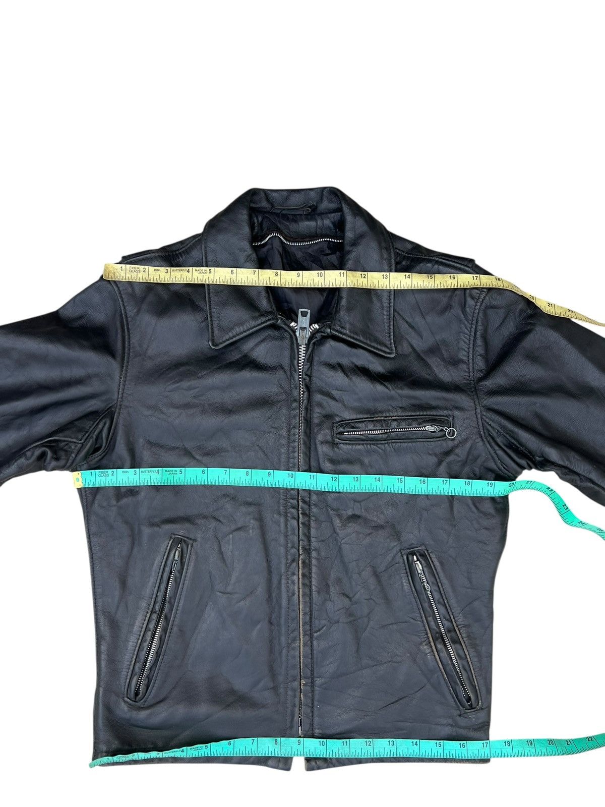 Schott Vintage 80s Schott 642 Distress Patina Leather Rider Jacket Size US S / EU 44-46 / 1 - 4 Thumbnail