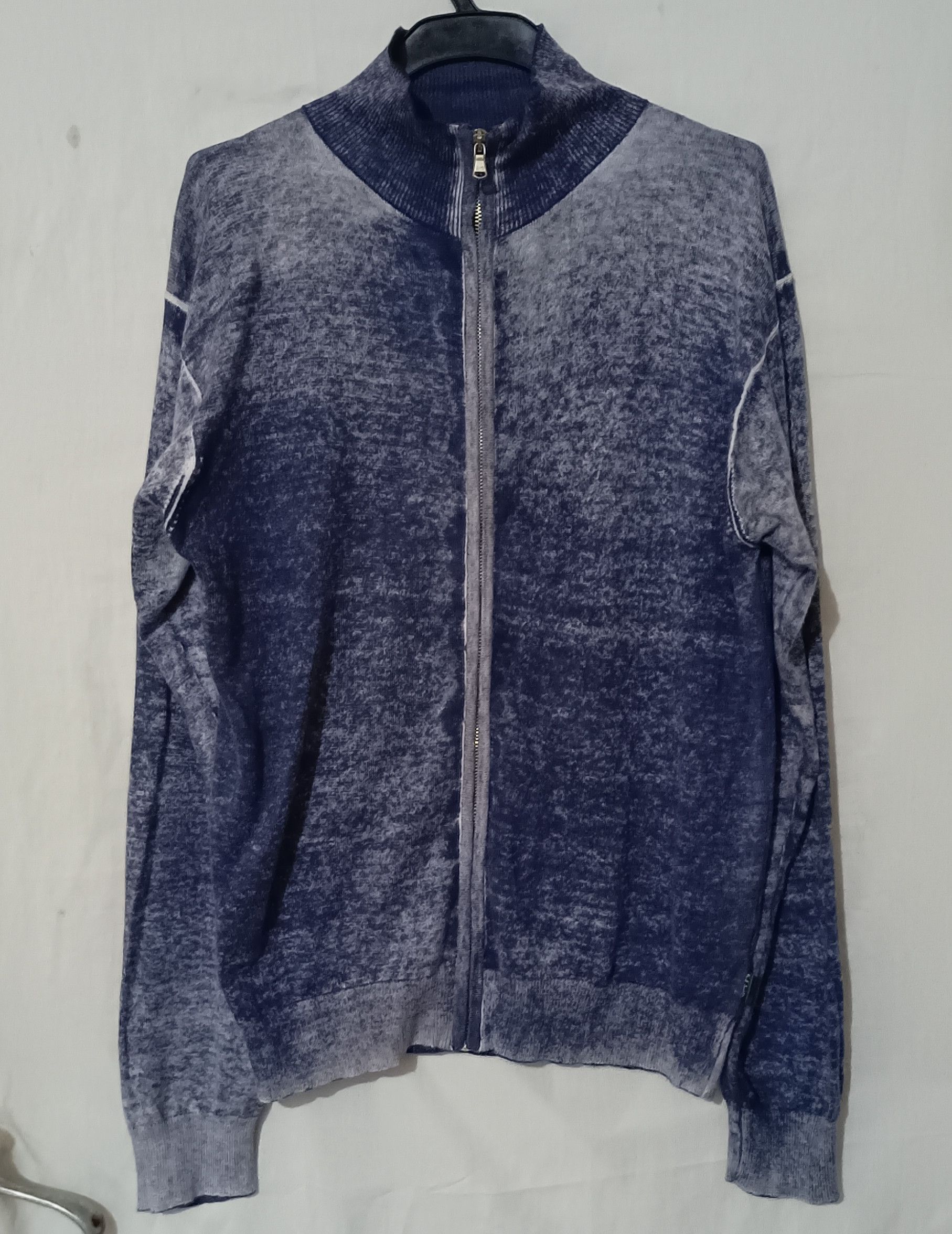 Paul Smith Paul Smith - 🇮🇹Lampo Zip Up Cardigan Distressed Mud Wash Size US M / EU 48-50 / 2 - 1 Thumbnail