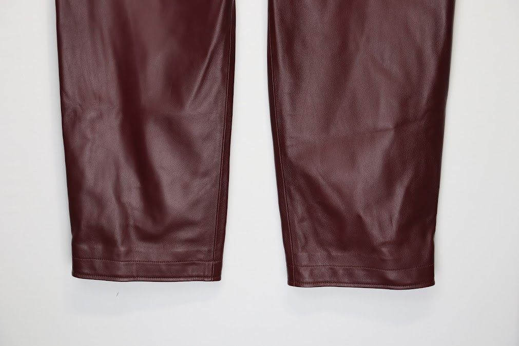 Bottega Veneta Smooth Nappa Trousers in OX Blood Size US 32 / EU 48 - 3 Thumbnail