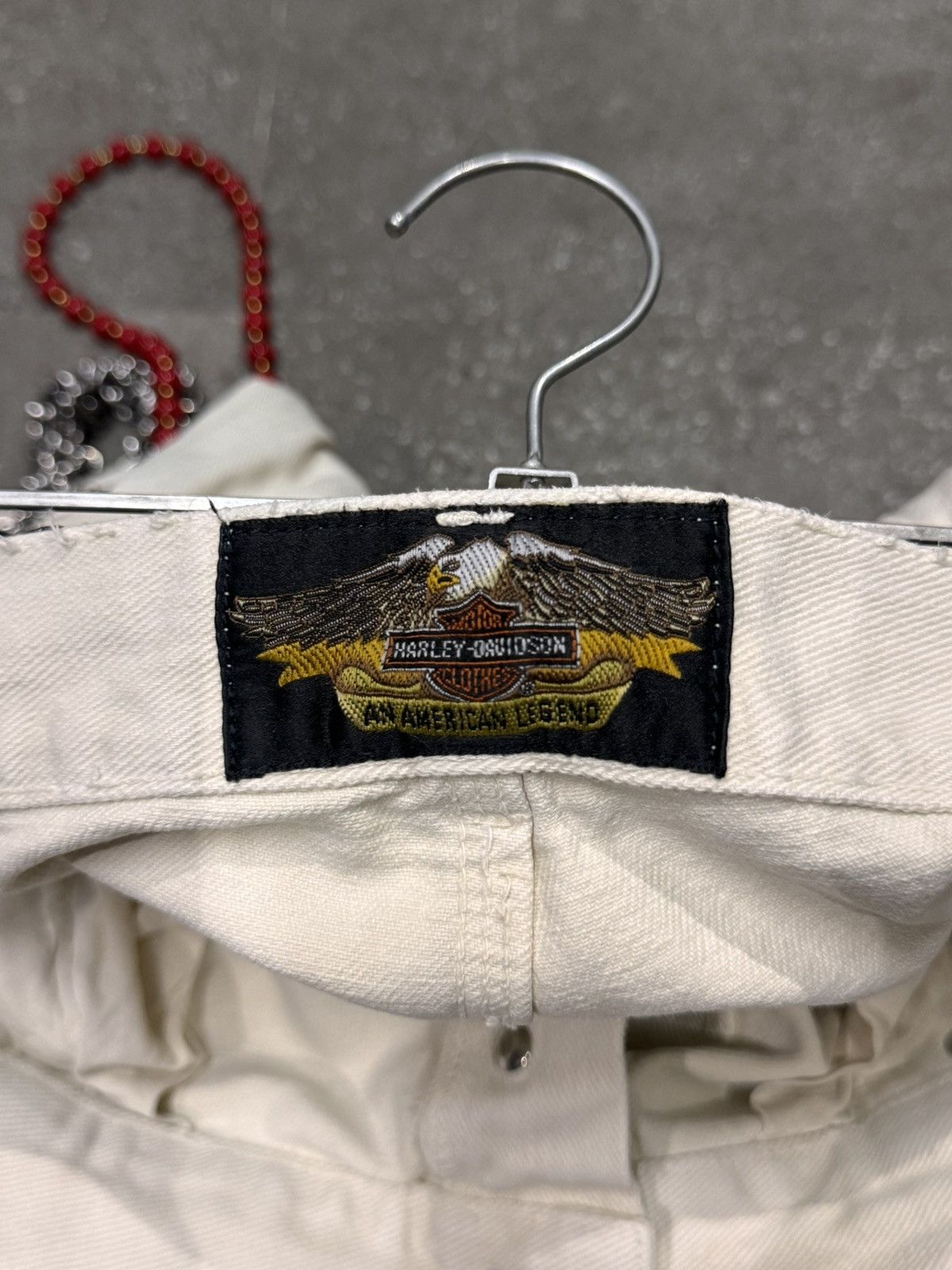 Harley Davidson Harley-Davidson Made in Italy Utility Carpenter Pants Y2k Size US 31 - 6 Thumbnail