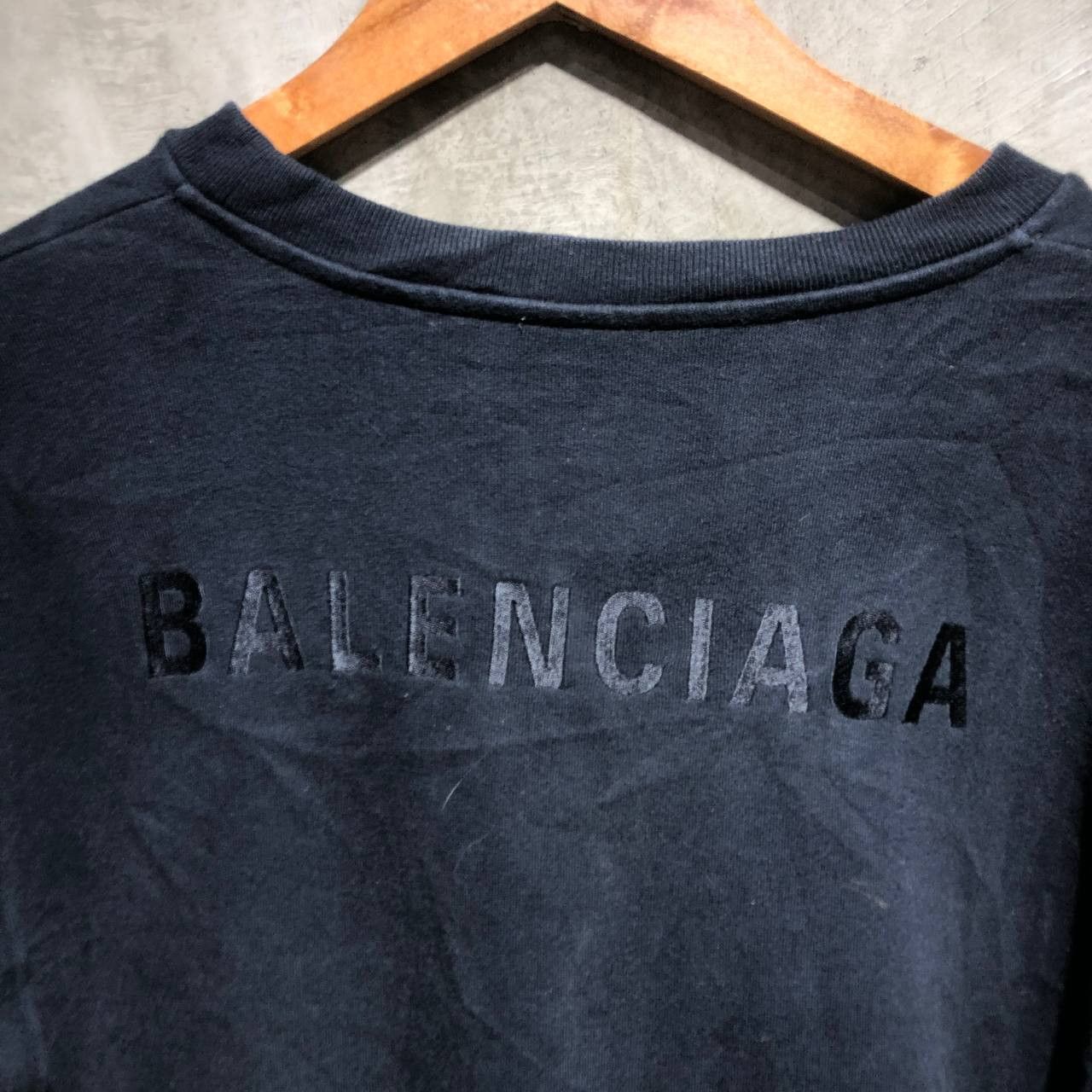 Balenciaga Balenciaga Spell out logo embroidered crewneck long sleeves Size S / US 4 / IT 40 - 2 Thumbnail