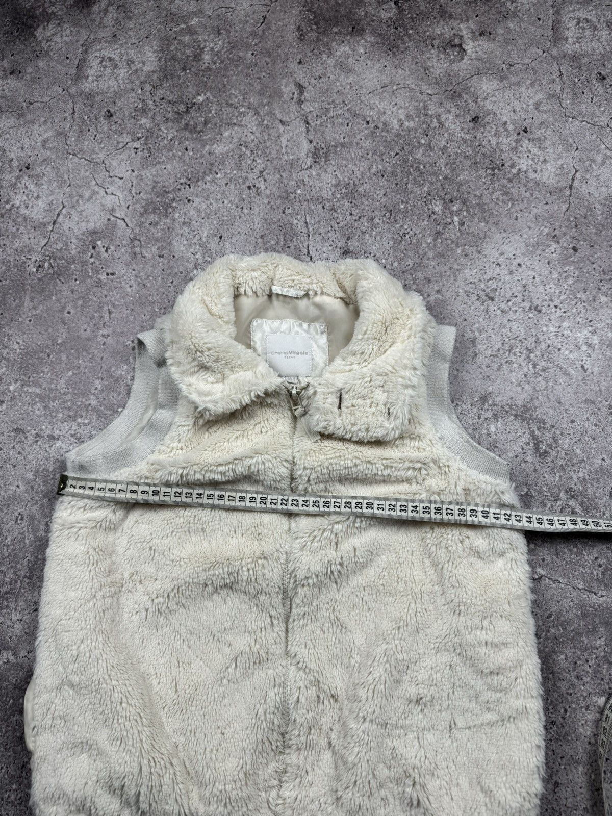 Japanese Brand Vintage Fur Vest Mohair Jacket Yohji LGB Style Japanese Y2K Size US XS / EU 42 / 0 - 6 Thumbnail