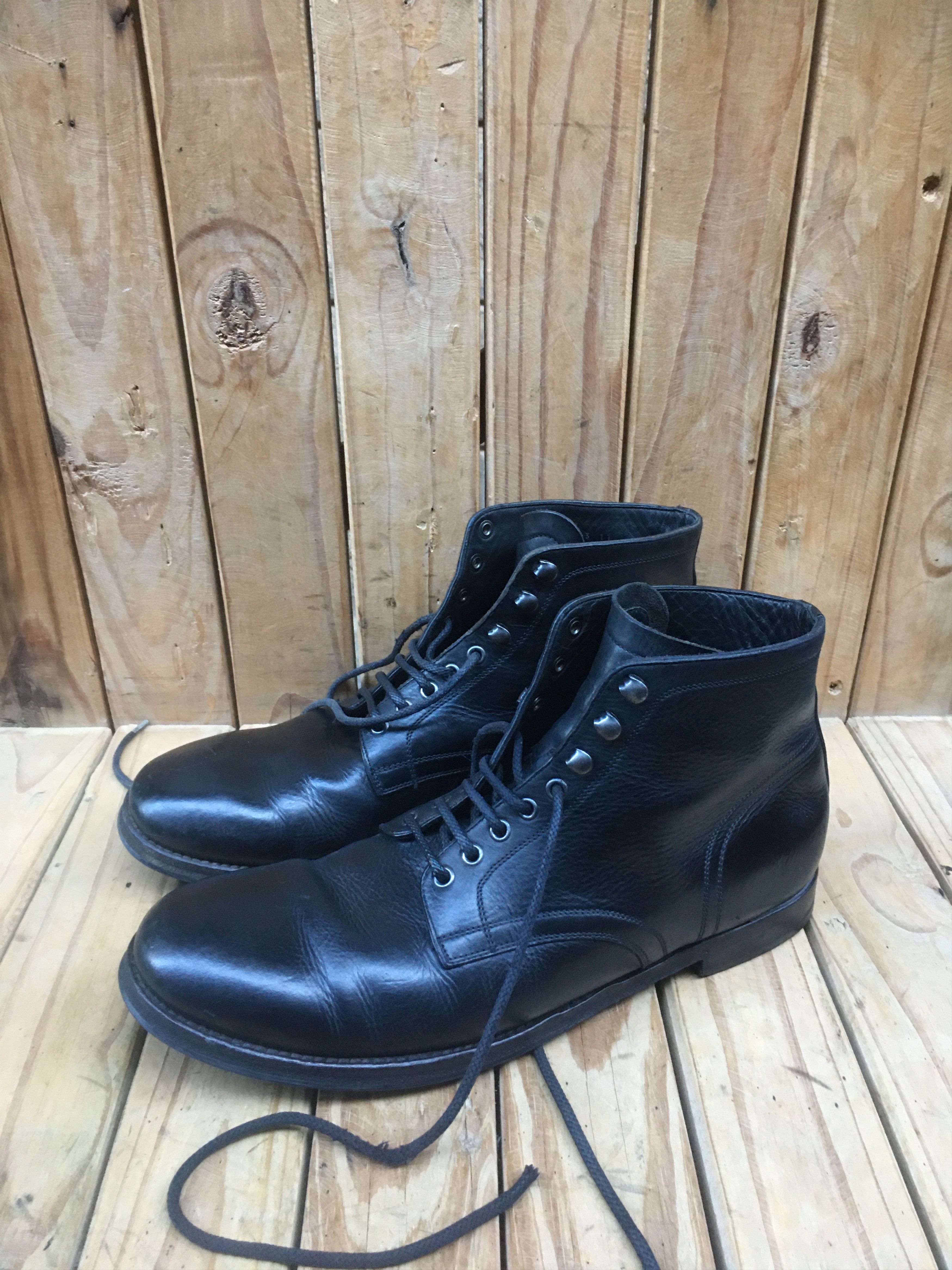 Dolce & Gabbana Dolce & Gabbana black leather boots Size US 12 / EU 45 - 18 Thumbnail