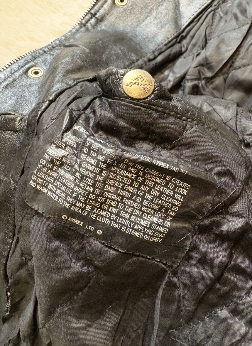 Avirex Avirex Vintage Leather Jacket Rare Native American Mens XXL Size US XXL / EU 58 / 5 - 12 Thumbnail