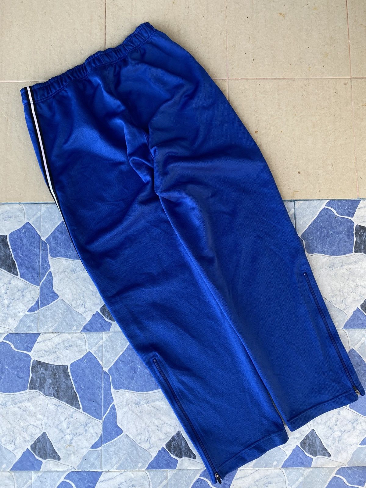 Comme des Garcons × Nike 💥Vintage Super Baggy Nike 90S LONG TRACK PANTS Y2K Size US 34 / EU 50 - 8 Thumbnail