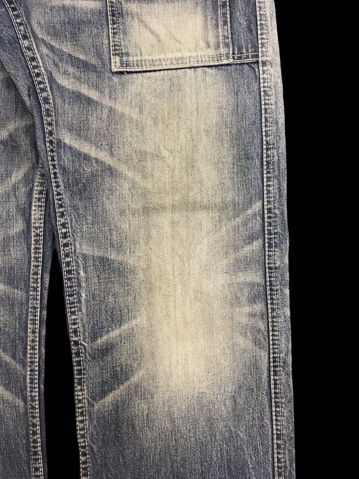 Japanese Brand 💥90s STYLE💥VERY RARE ARCHIVAL VANQUISH BUSH DENIM F414 Size US 33 - 6 Thumbnail