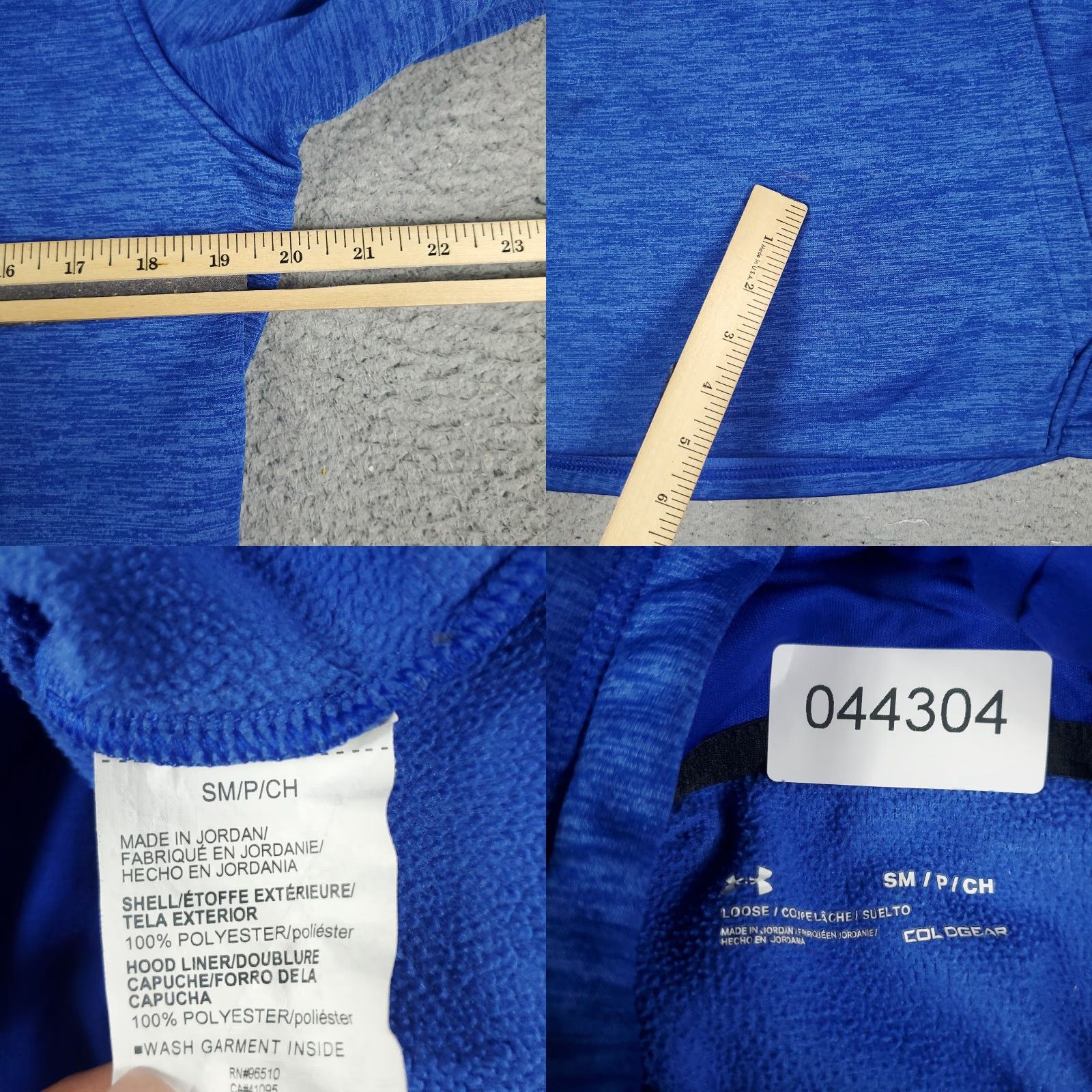 Under Armour Under Armour Hoodie Mens Small Blue Pullover Sweatshirt Casual Sweater Size US S / EU 44-46 / 1 - 8 Thumbnail
