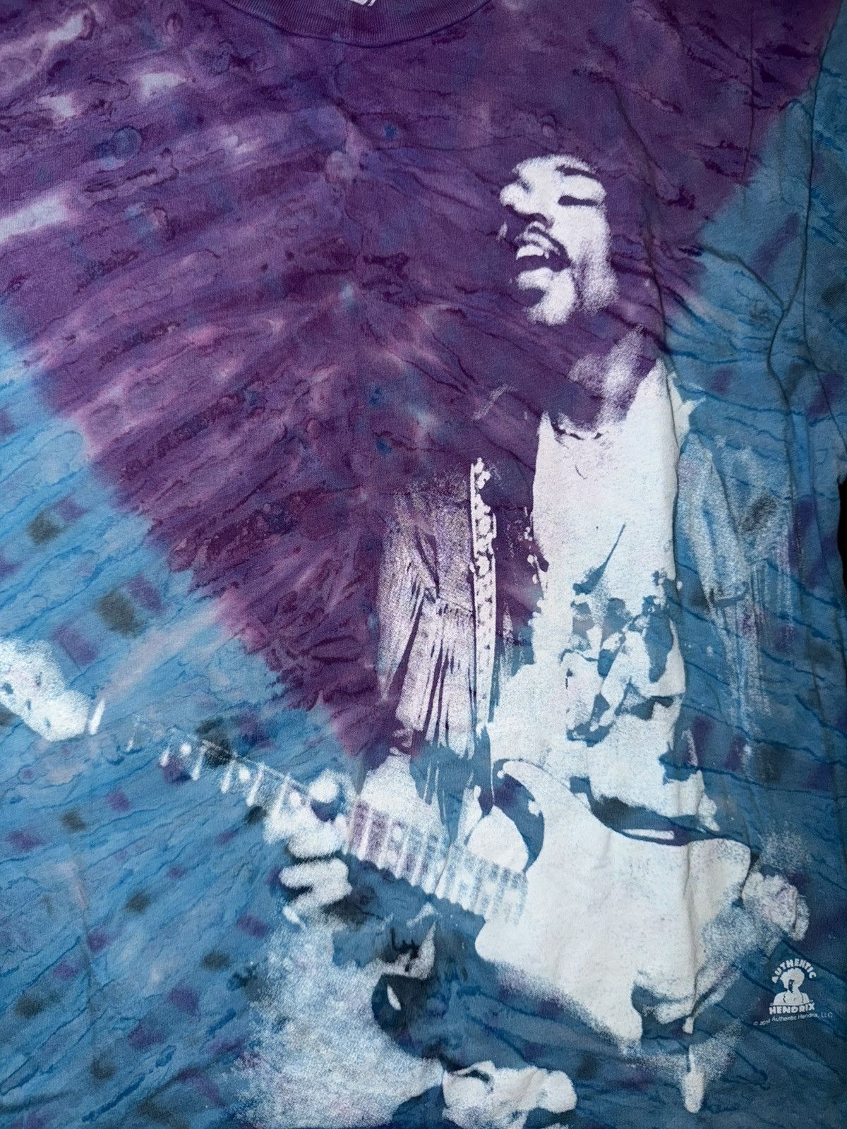 Jimi Hendrix Jimi Hendrix hybrid threads tie dye band tee shirt purple Size US S / EU 44-46 / 1 - 4 Thumbnail