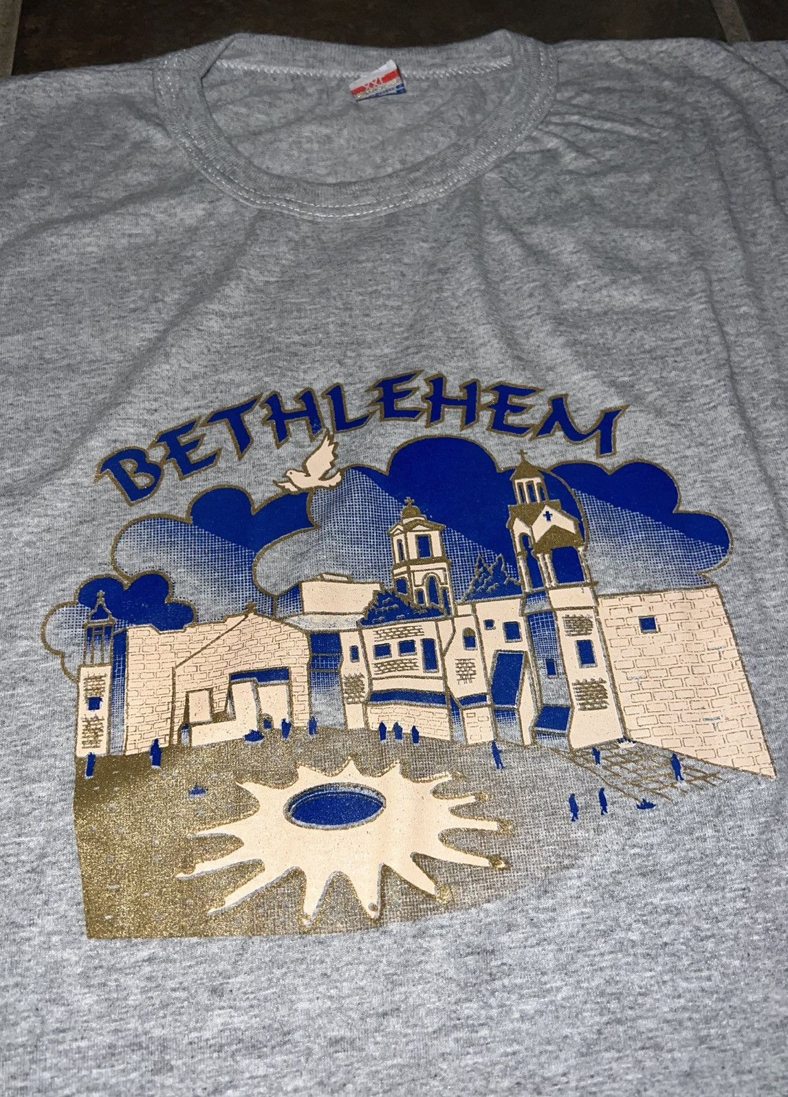 Vintage VINTAGE BETHLEHEM T-SHIRT Size US XXL / EU 58 / 5 - 3 Thumbnail