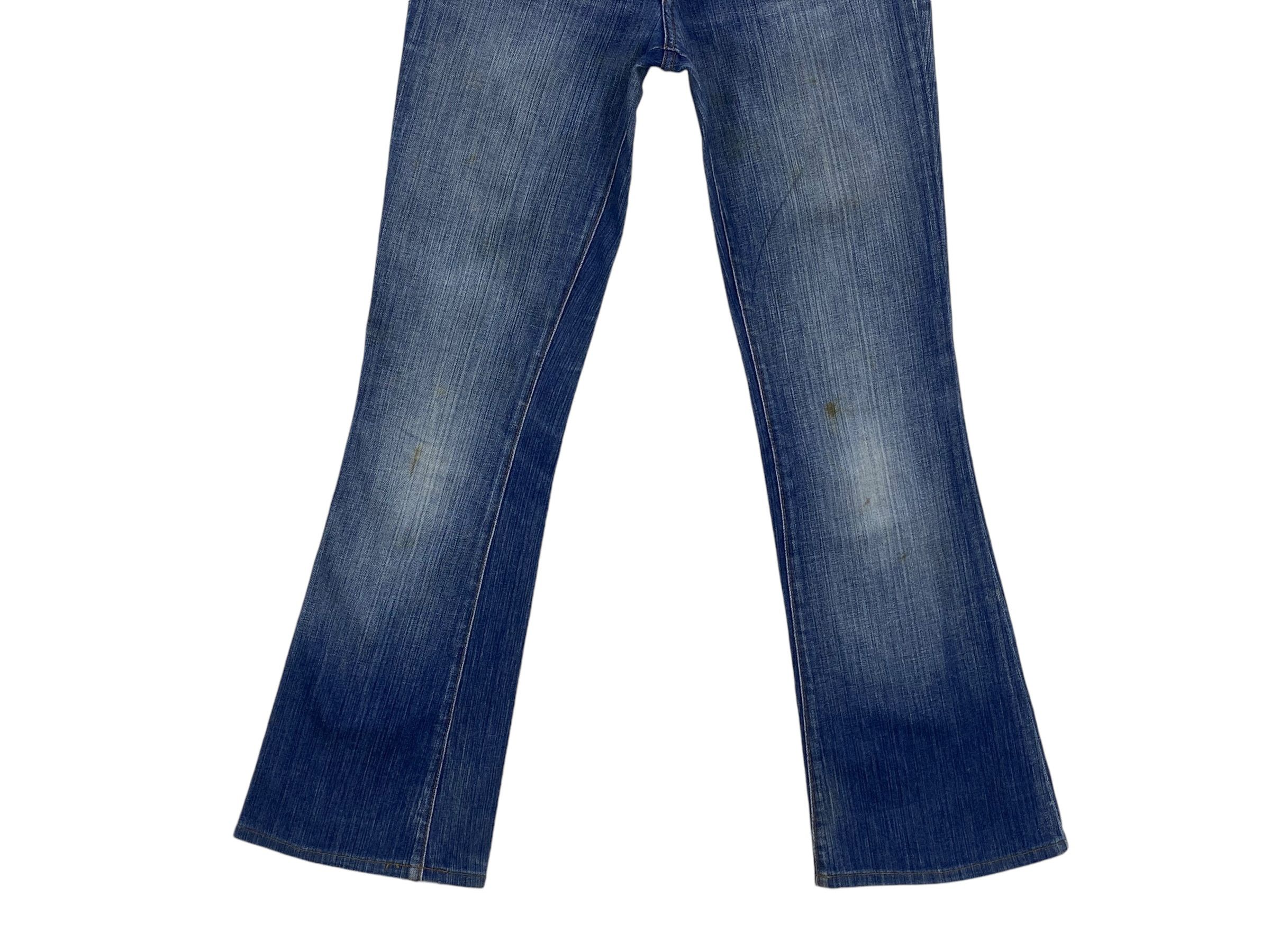 Japanese Brand Blue 2 Flare Jeans Made in USA Size 26" / US 2 / IT 38 - 4 Thumbnail