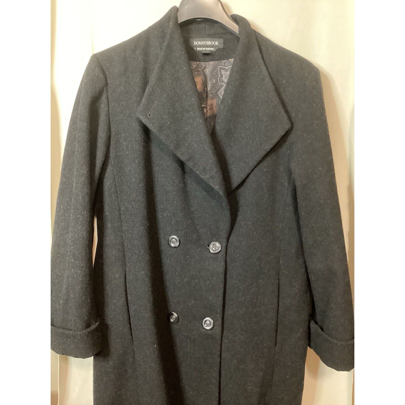 & Other Stories VGT Donny Brook Women’s Double Breasted Pea Coat Size 12 Size XL / US 12-14 / IT 48-50 - 3 Thumbnail