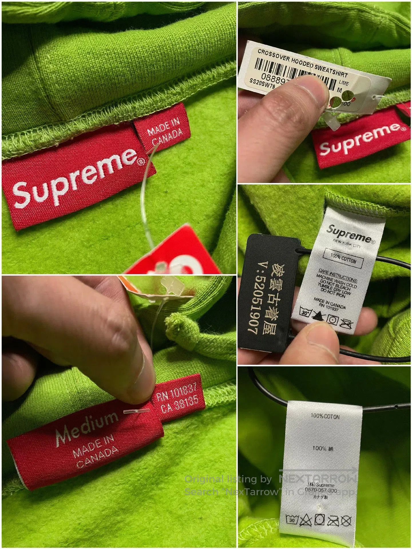 Supreme Supreme 20SS Crossover Hooded Sweatshirt. Size US M / EU 48-50 / 2 - 8 Thumbnail