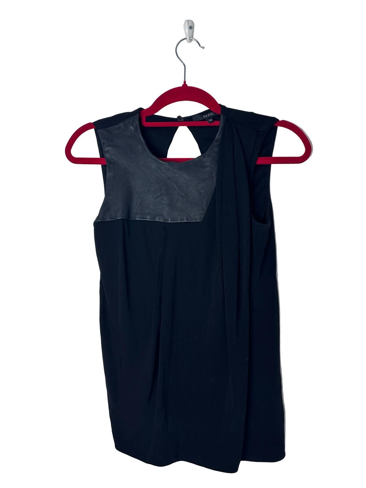 Gucci Gucci Mid-2000S Draped Leather Detail Top Size XS / US 0-2 / IT 36-38 - 3 Thumbnail